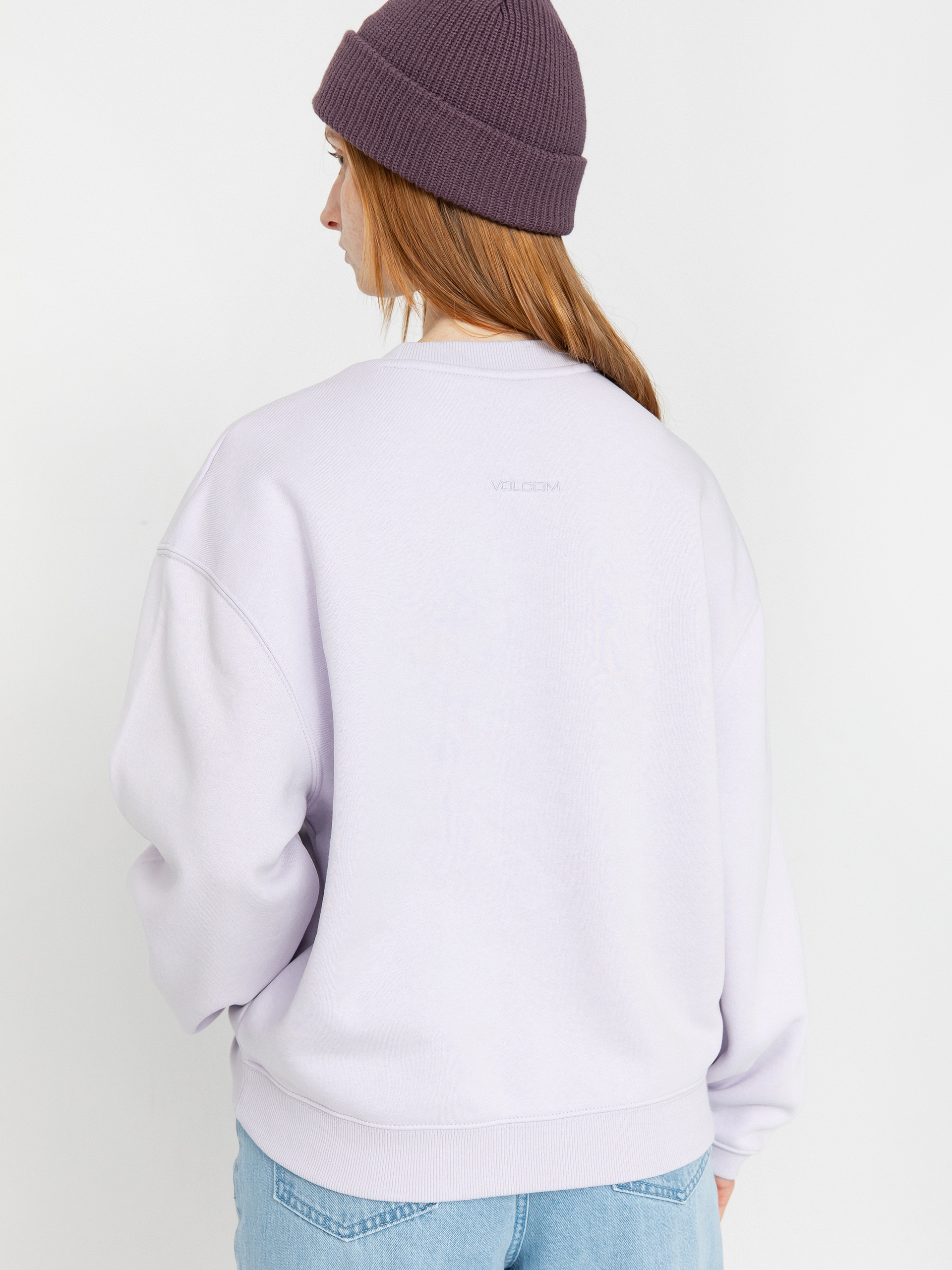 Bluza Volcom Stone Heart Up Crew Wmn (dusty lavender)