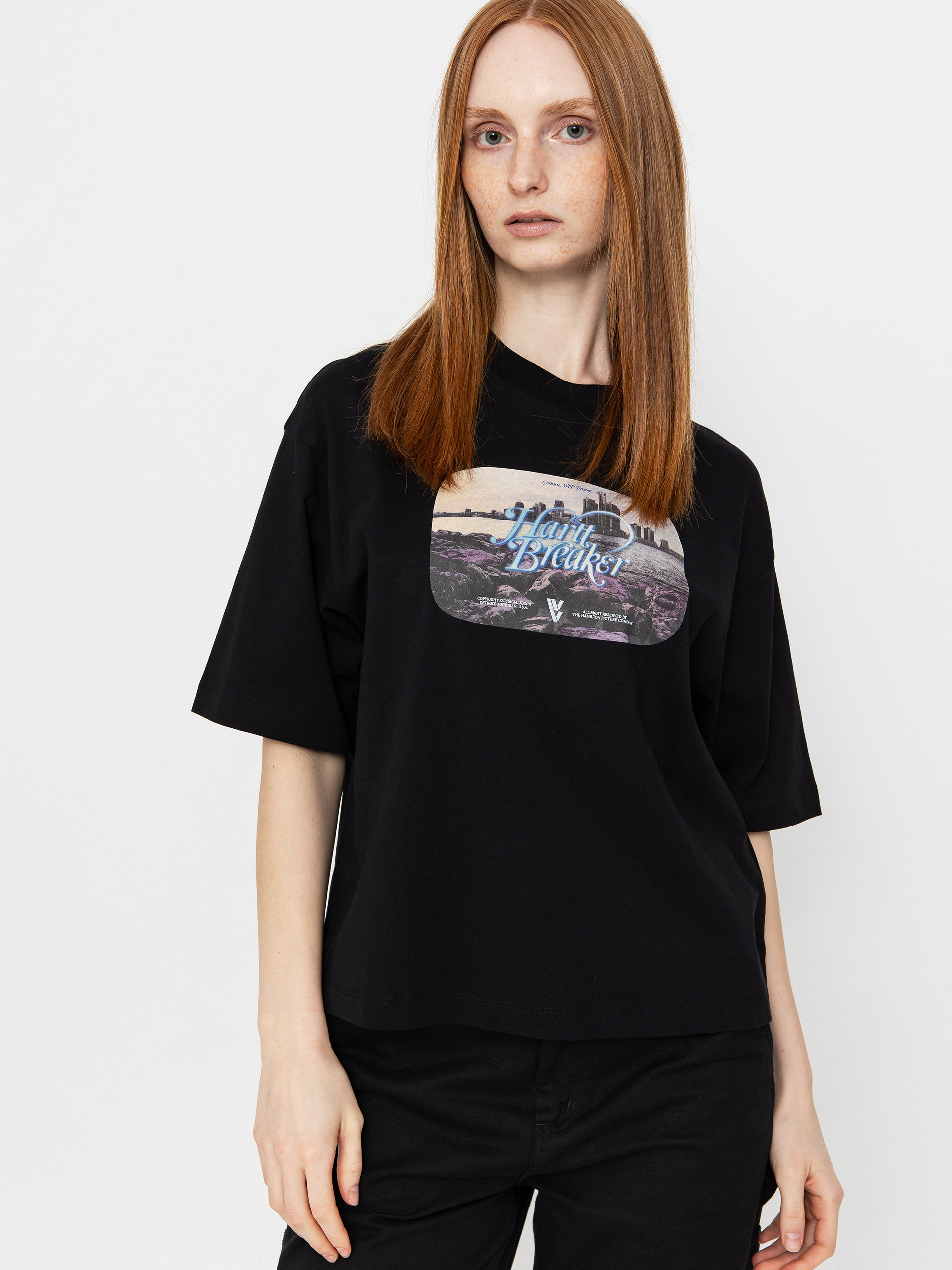 T-shirt Carhartt WIP Greatest Flicks Wmn (black)