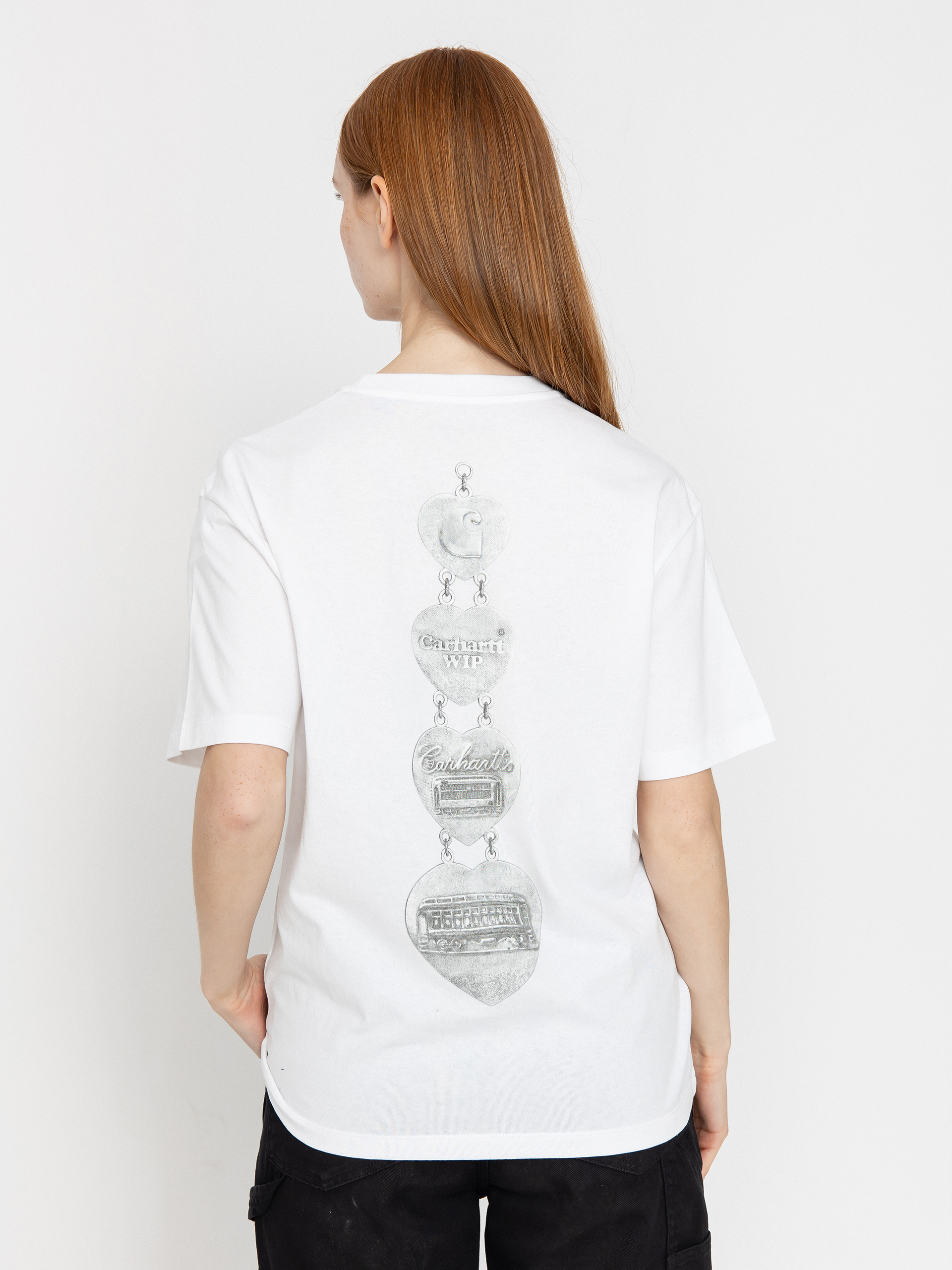 T-shirt Carhartt WIP Hartt Chain Wmn (white)
