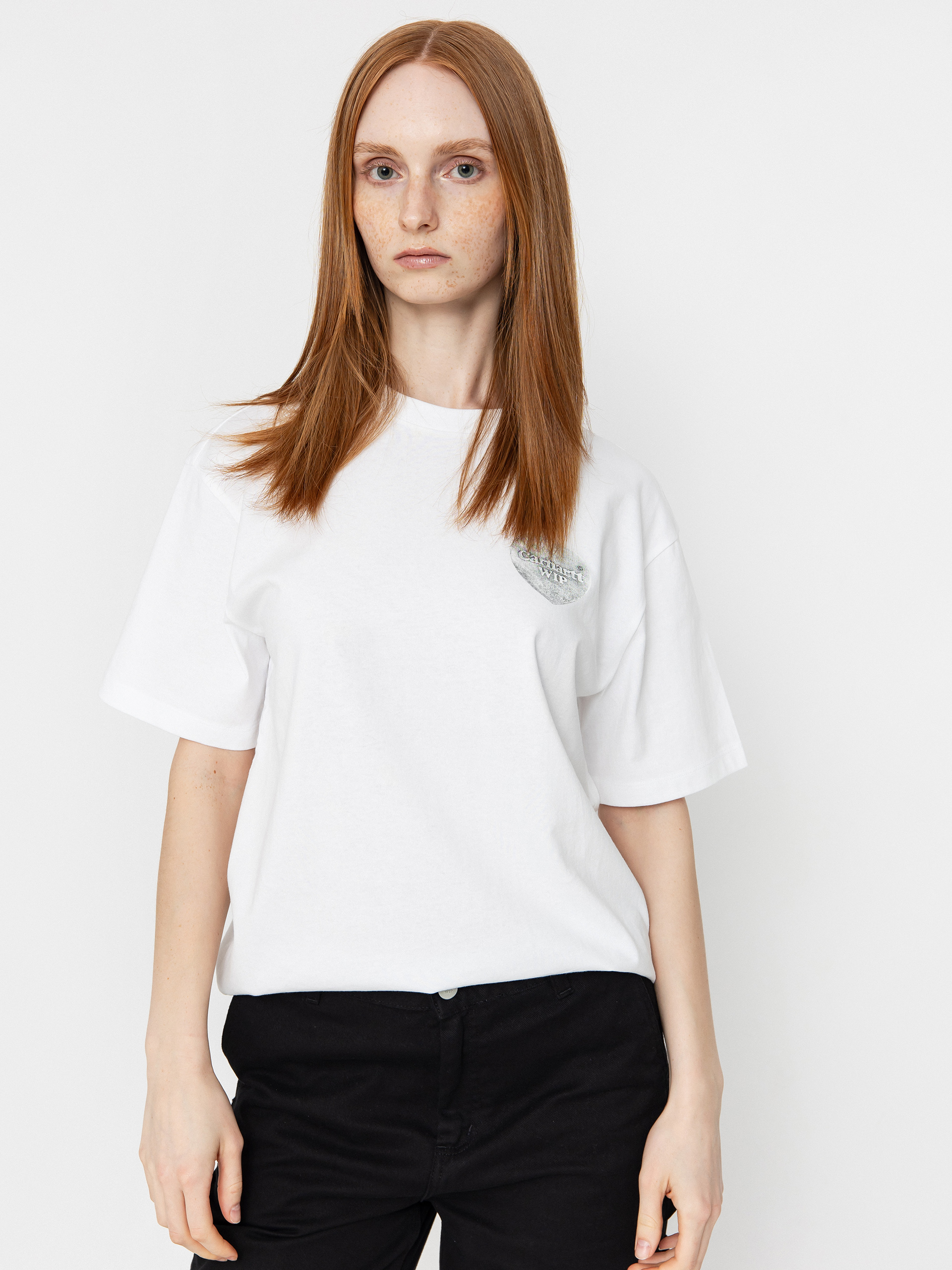 T-shirt Carhartt WIP Hartt Chain Wmn (white)