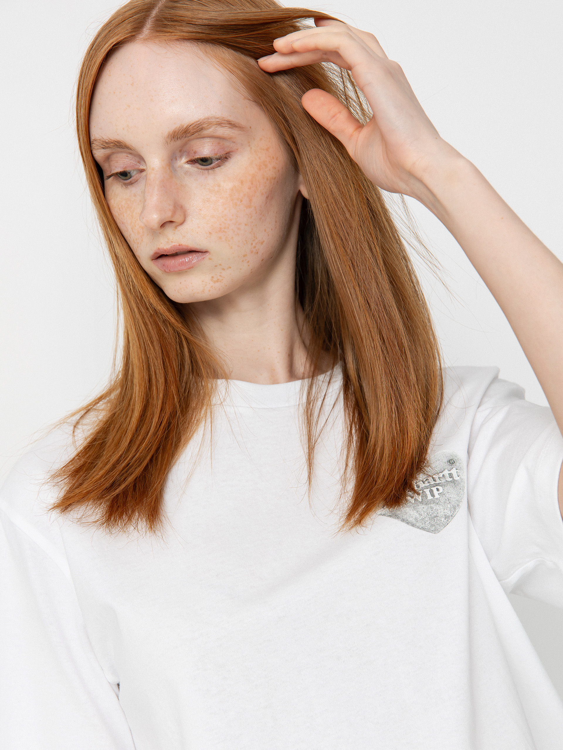 T-shirt Carhartt WIP Hartt Chain Wmn (white)