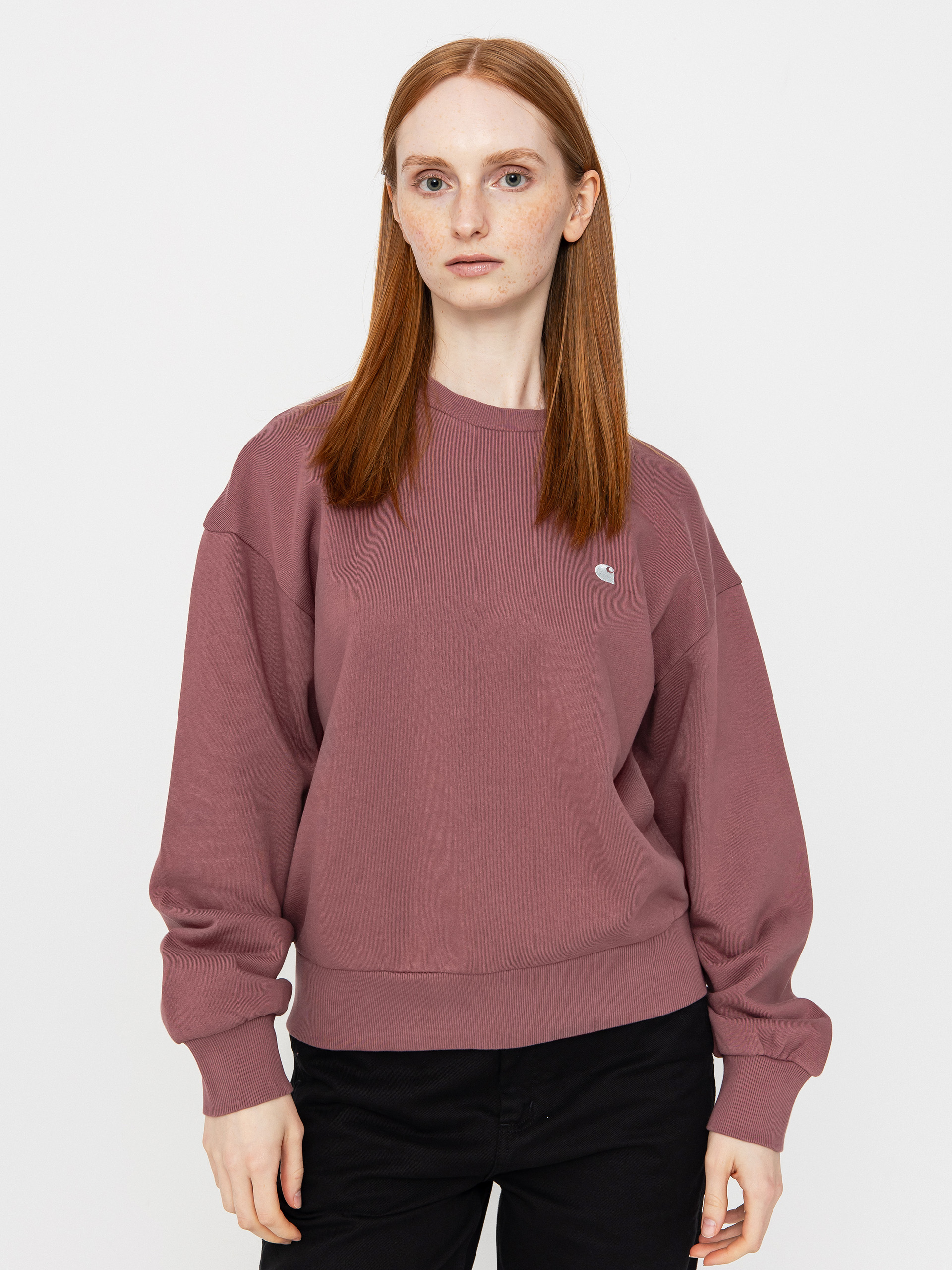 Bluza Carhartt WIP Casey Wmn (dusky pink/silver)