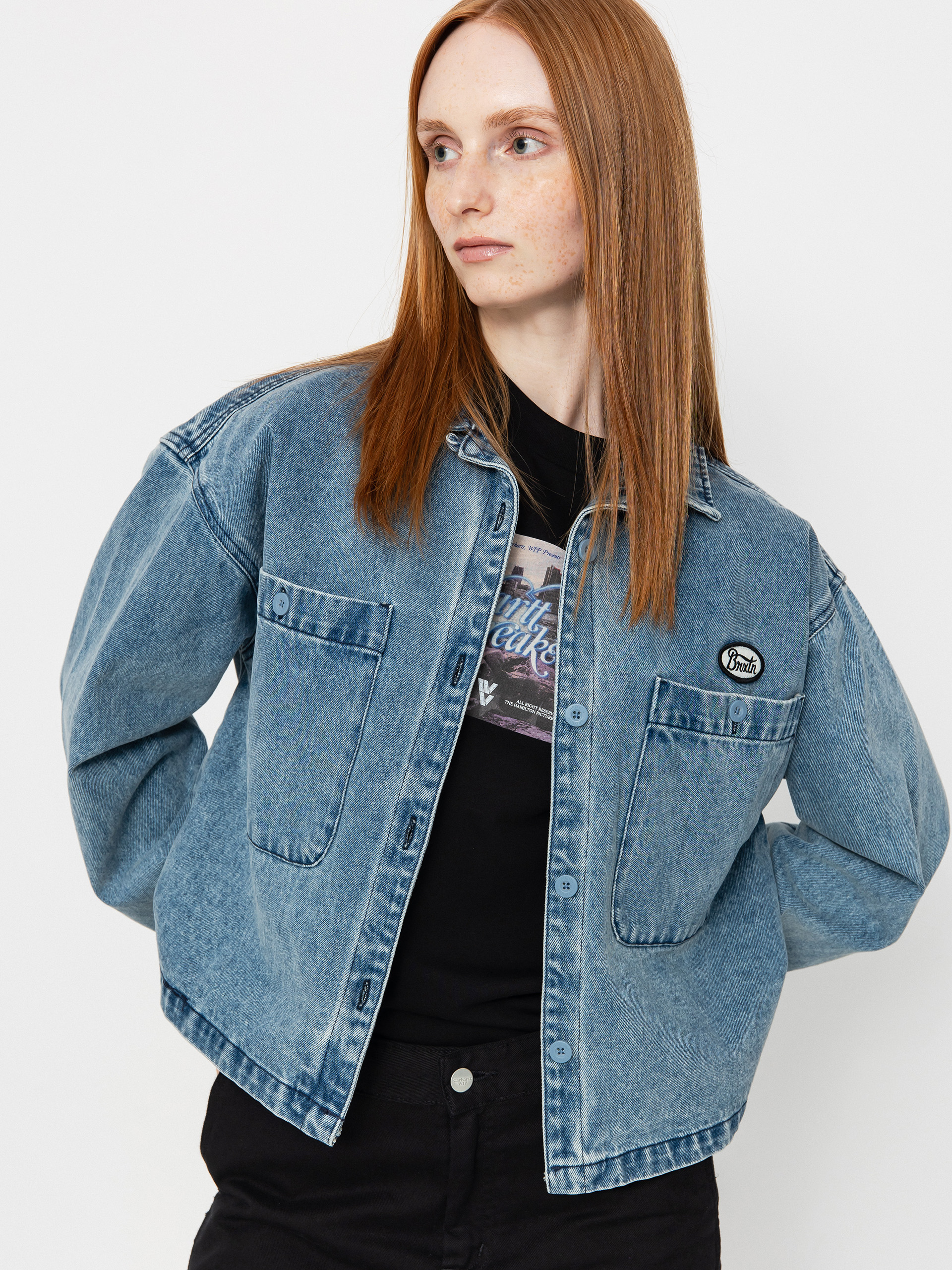 Koszula Brixton Utopia Overshirt Wmn (lt denim)