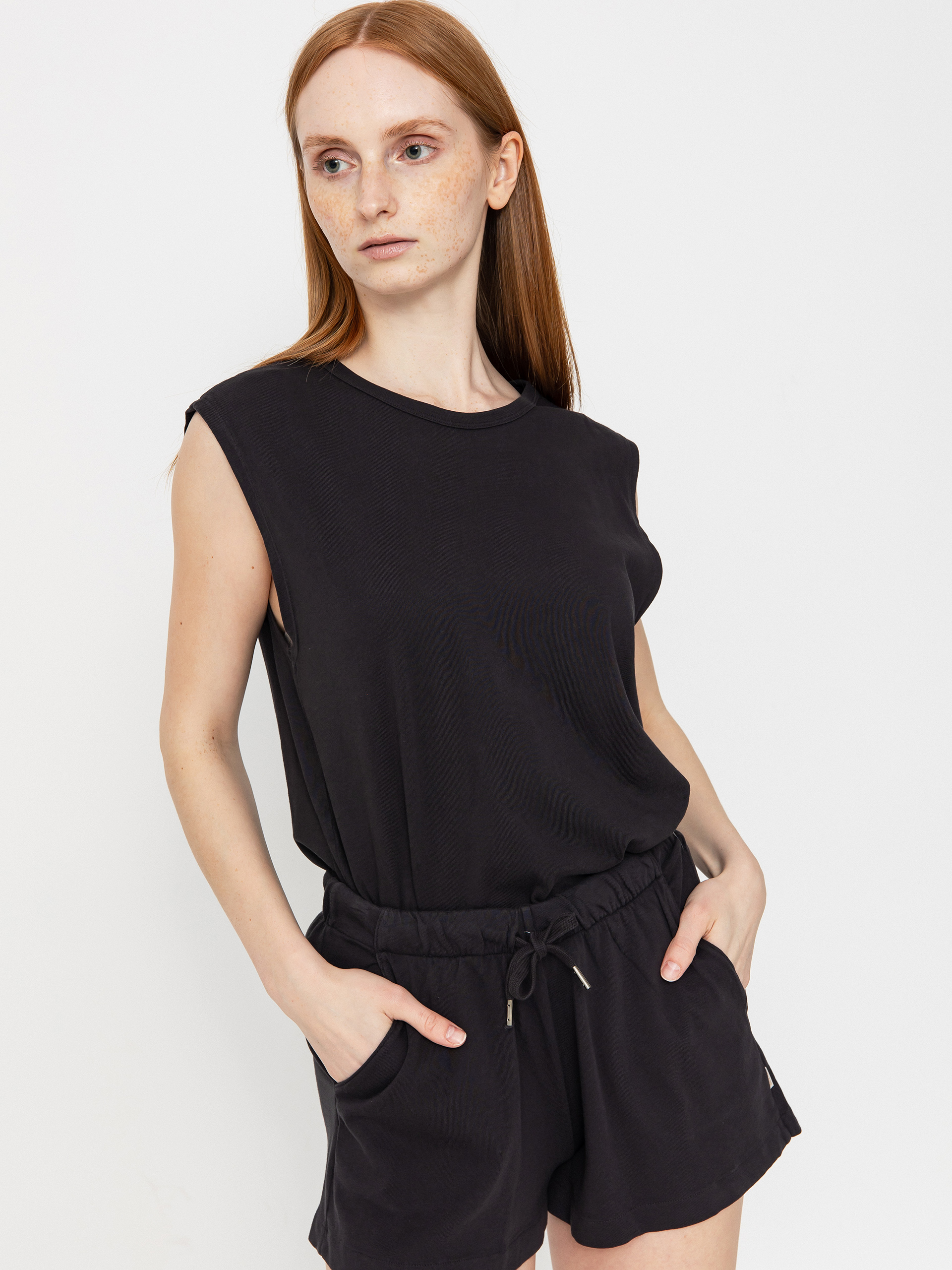 Koszulka Brixton Carefree Organic Gd Muscle Tan Wmn (black)