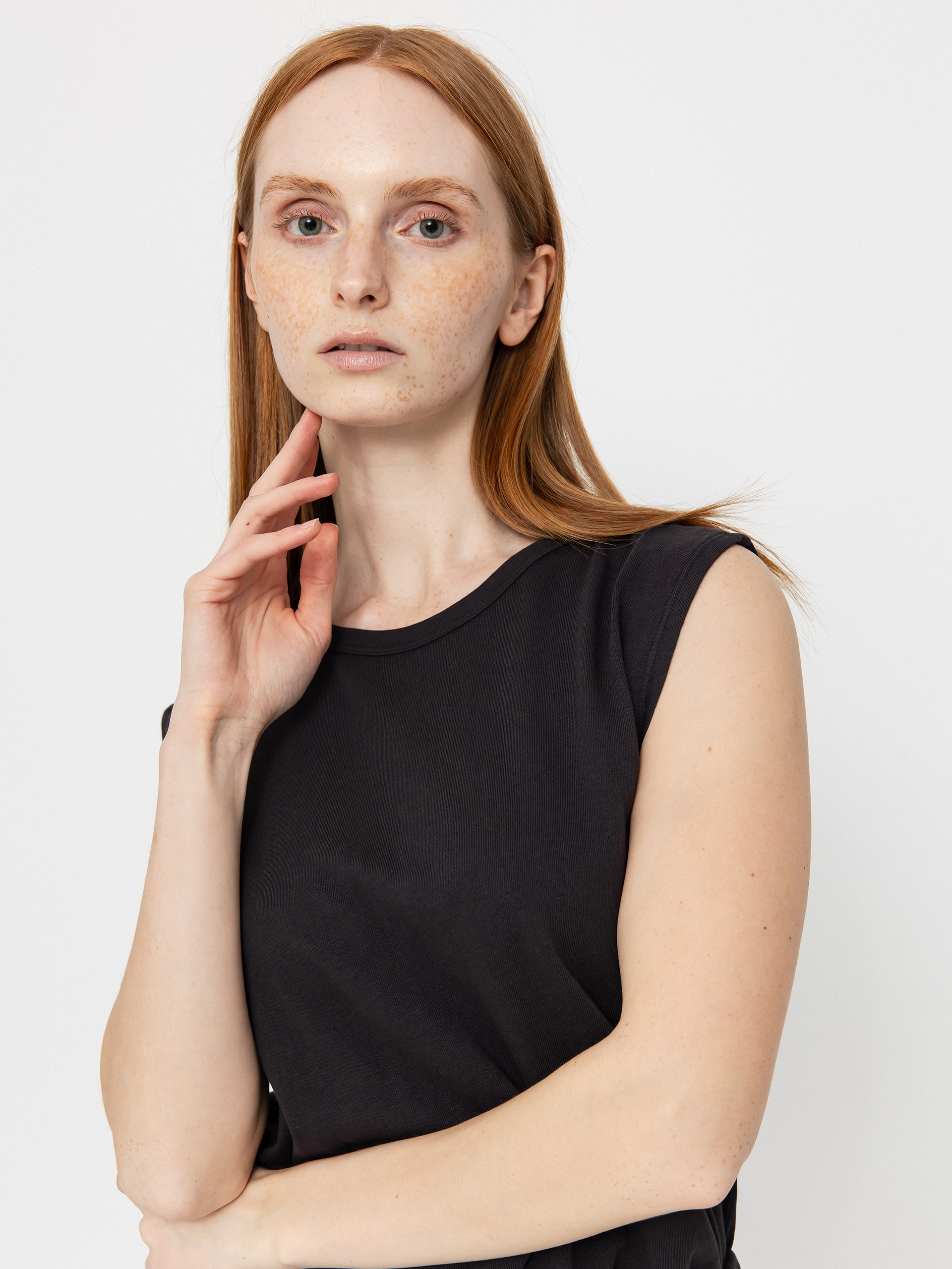 Koszulka Brixton Carefree Organic Gd Muscle Tan Wmn (black)