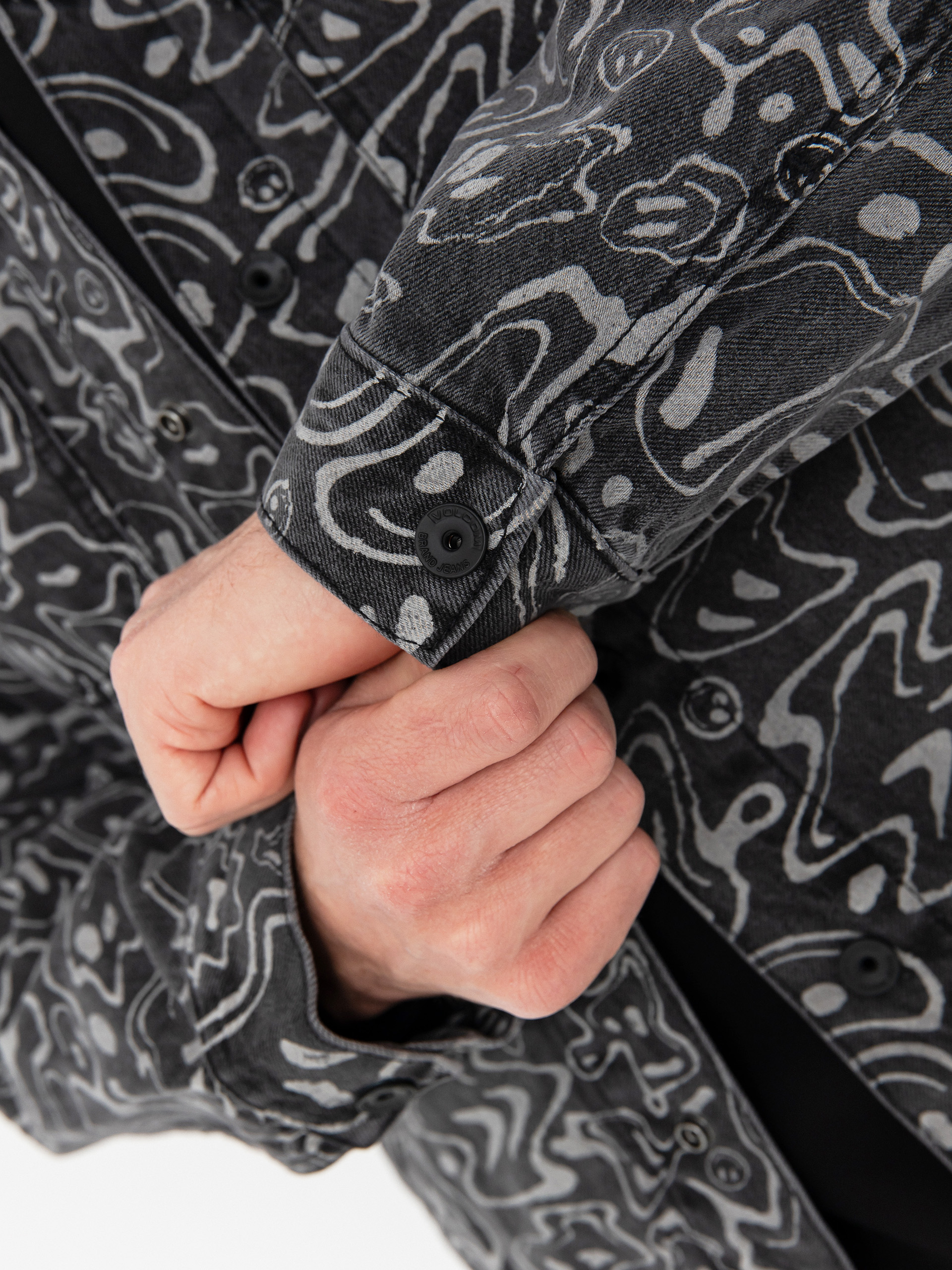 Kurtka Volcom Fa F Rygalski (black print)