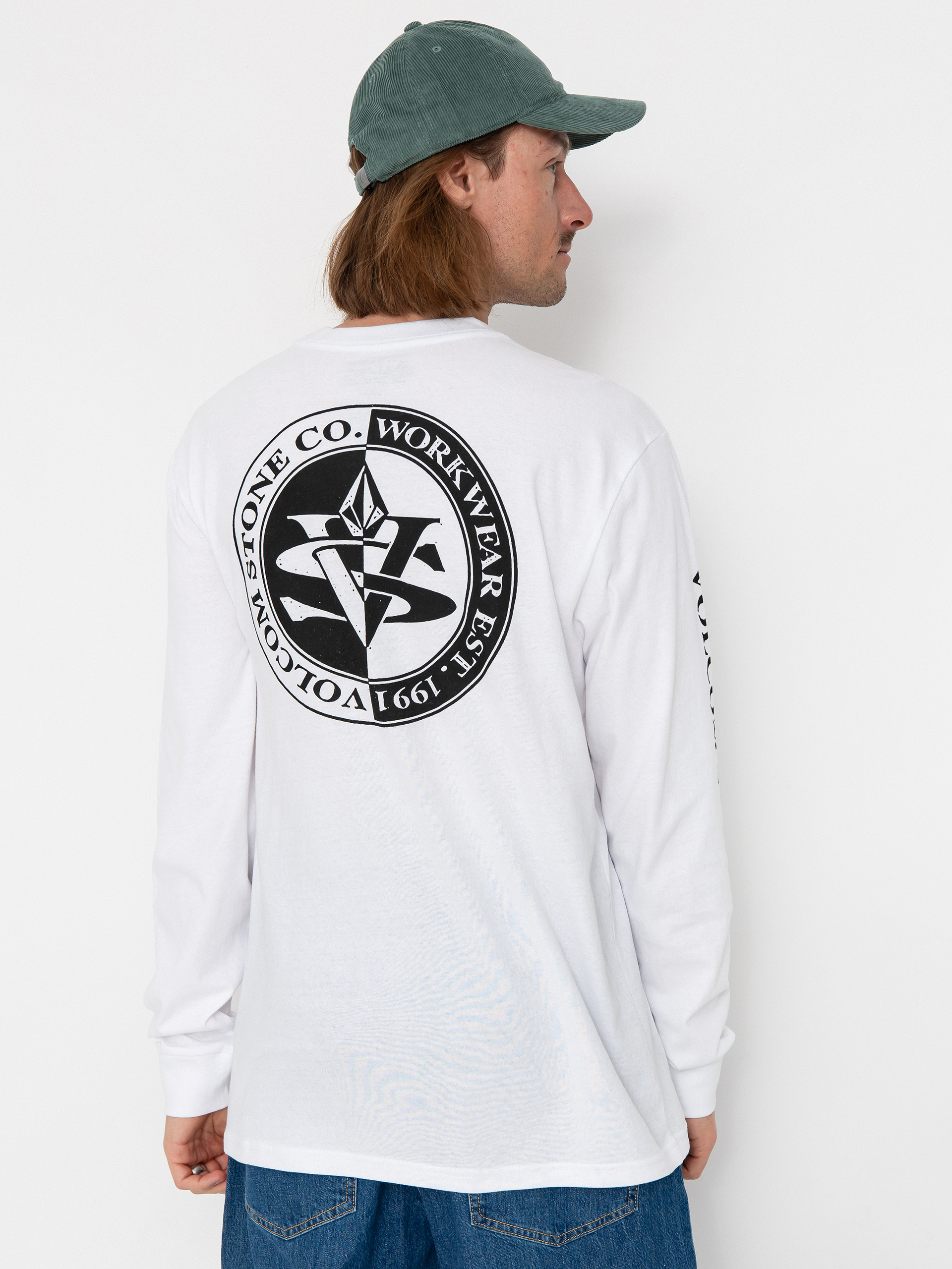 Longsleeve Volcom Excavator (white)