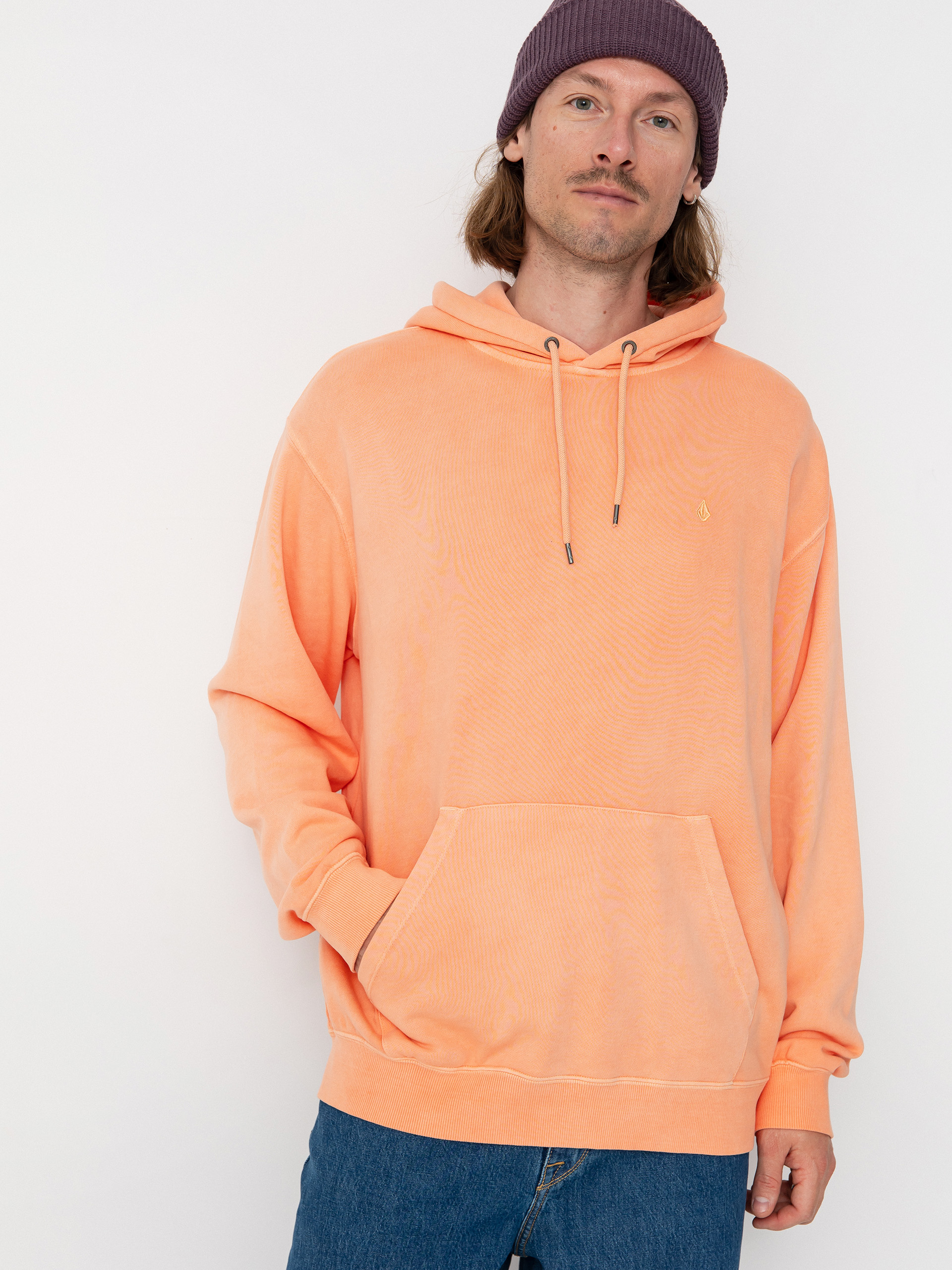 Bluza z kapturem Volcom Single Stone Tw HD (pale peach)