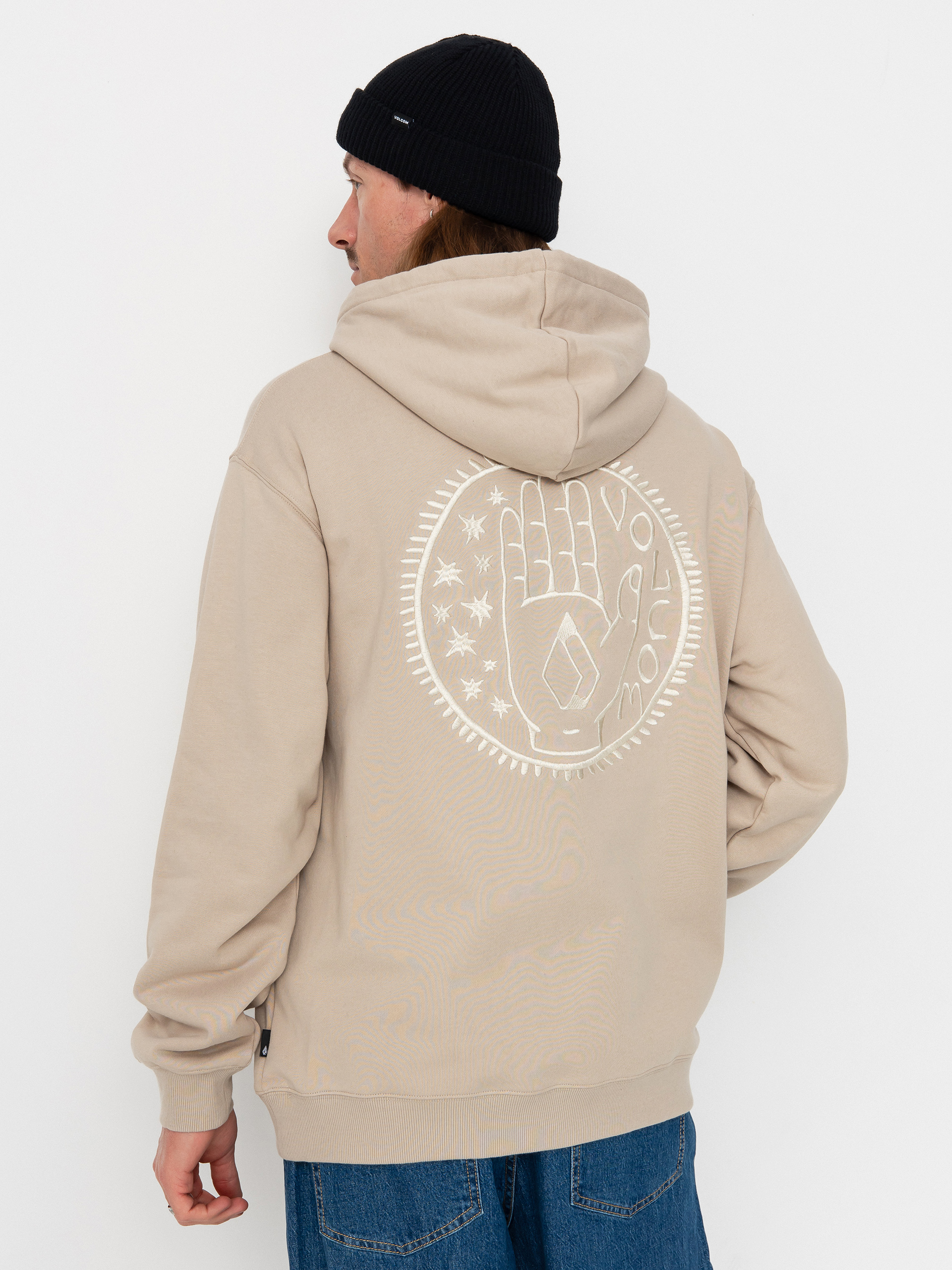 Bluza z kapturem Volcom Handerry HD (light khaki)