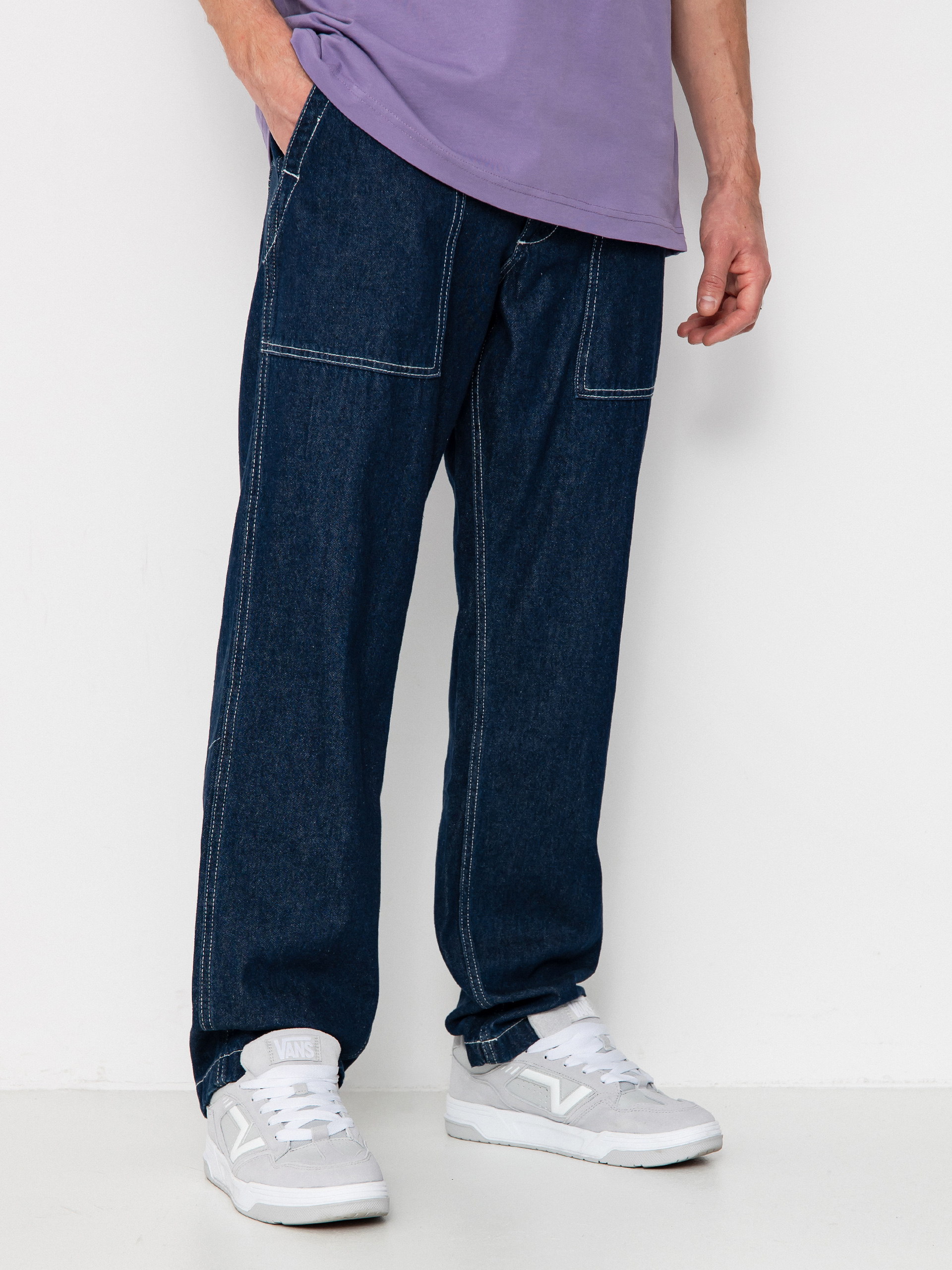 Spodnie Vans Fatigue Loose Tapered Denim (dark denim)