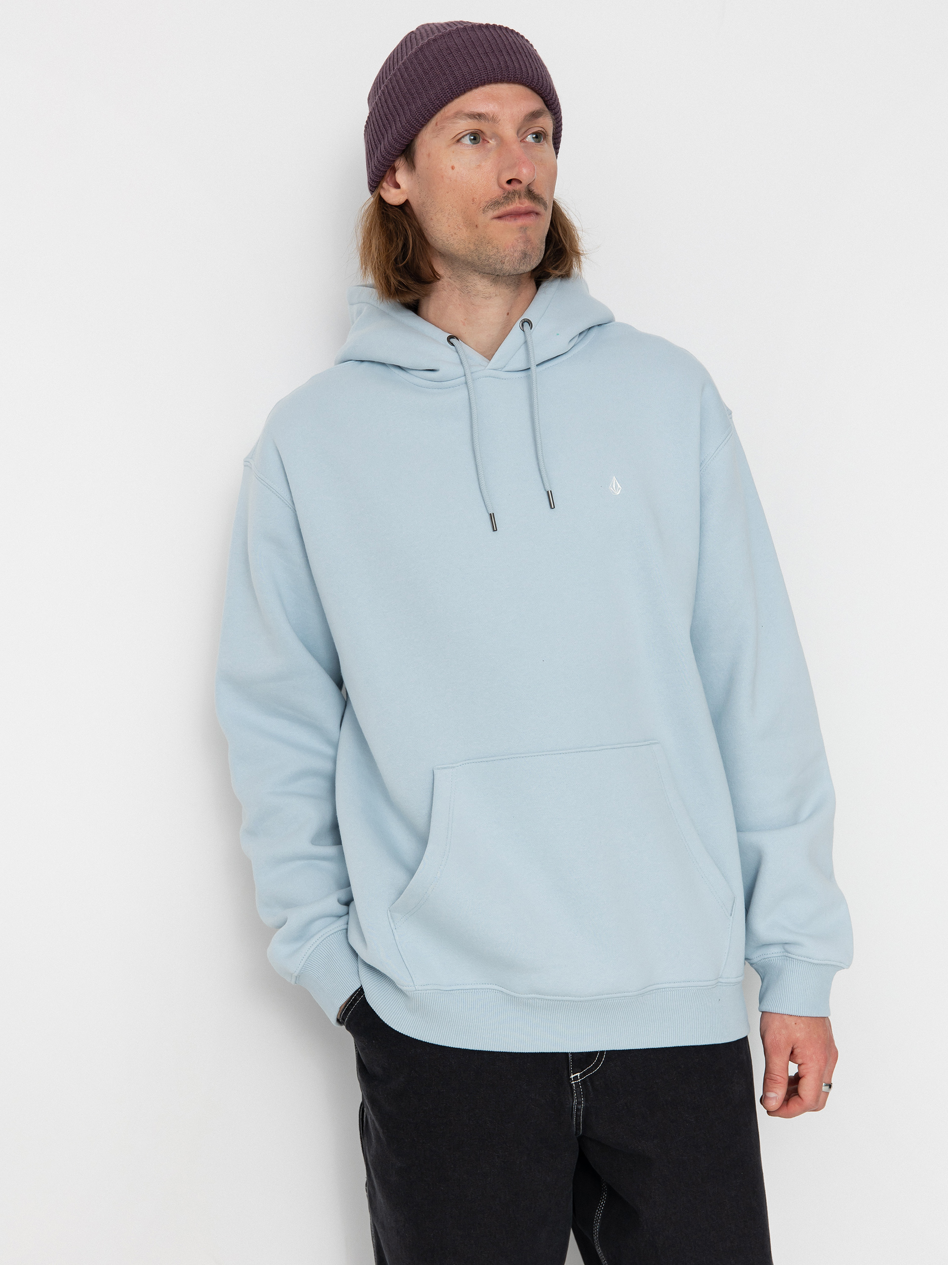 Bluza z kapturem Volcom Single Stone HD (carolina blue)