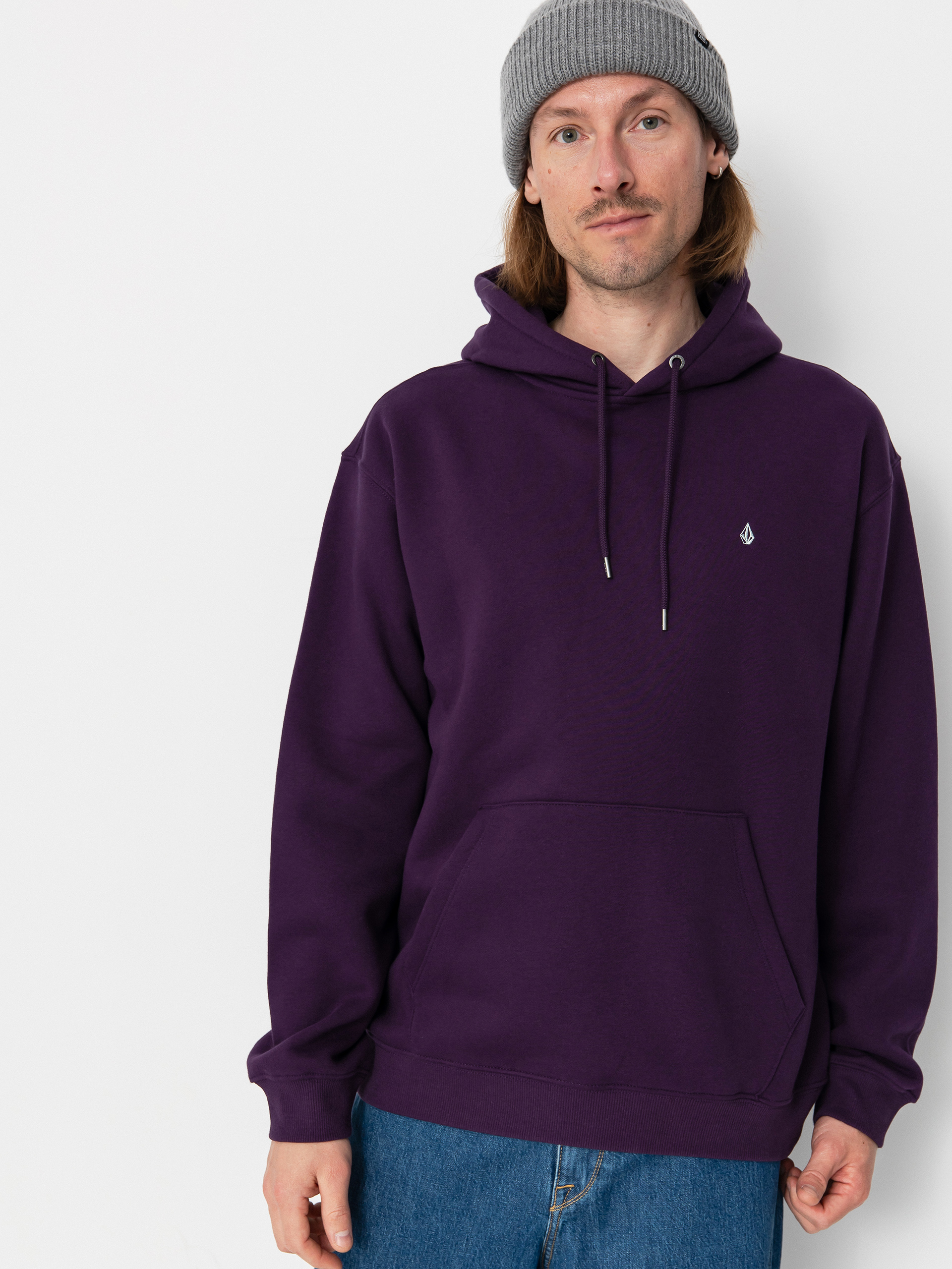 Bluza z kapturem Volcom Single Stone HD (grape royale)