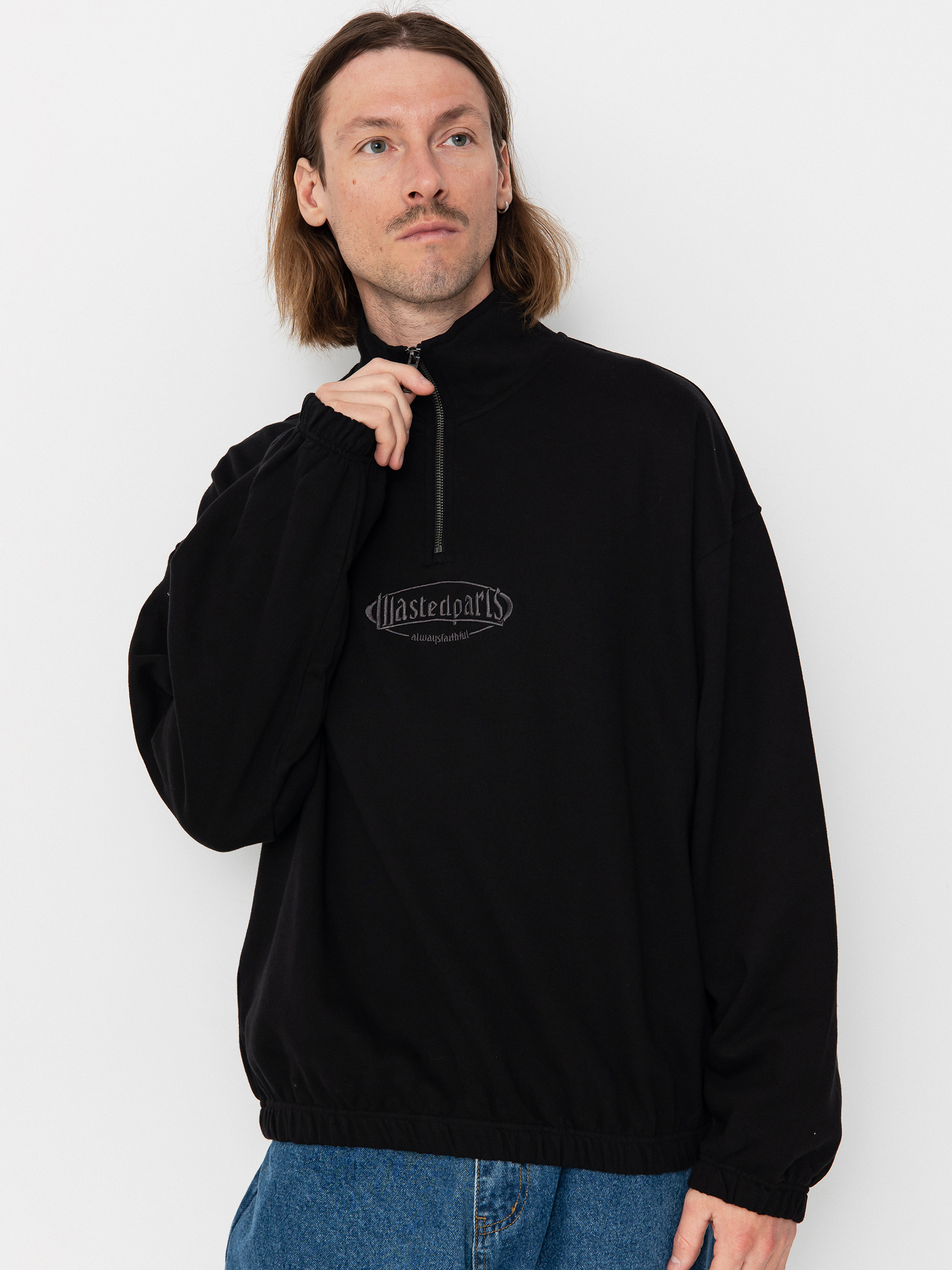 Bluza Wasted Paris Yard Boxy Funnel (black)