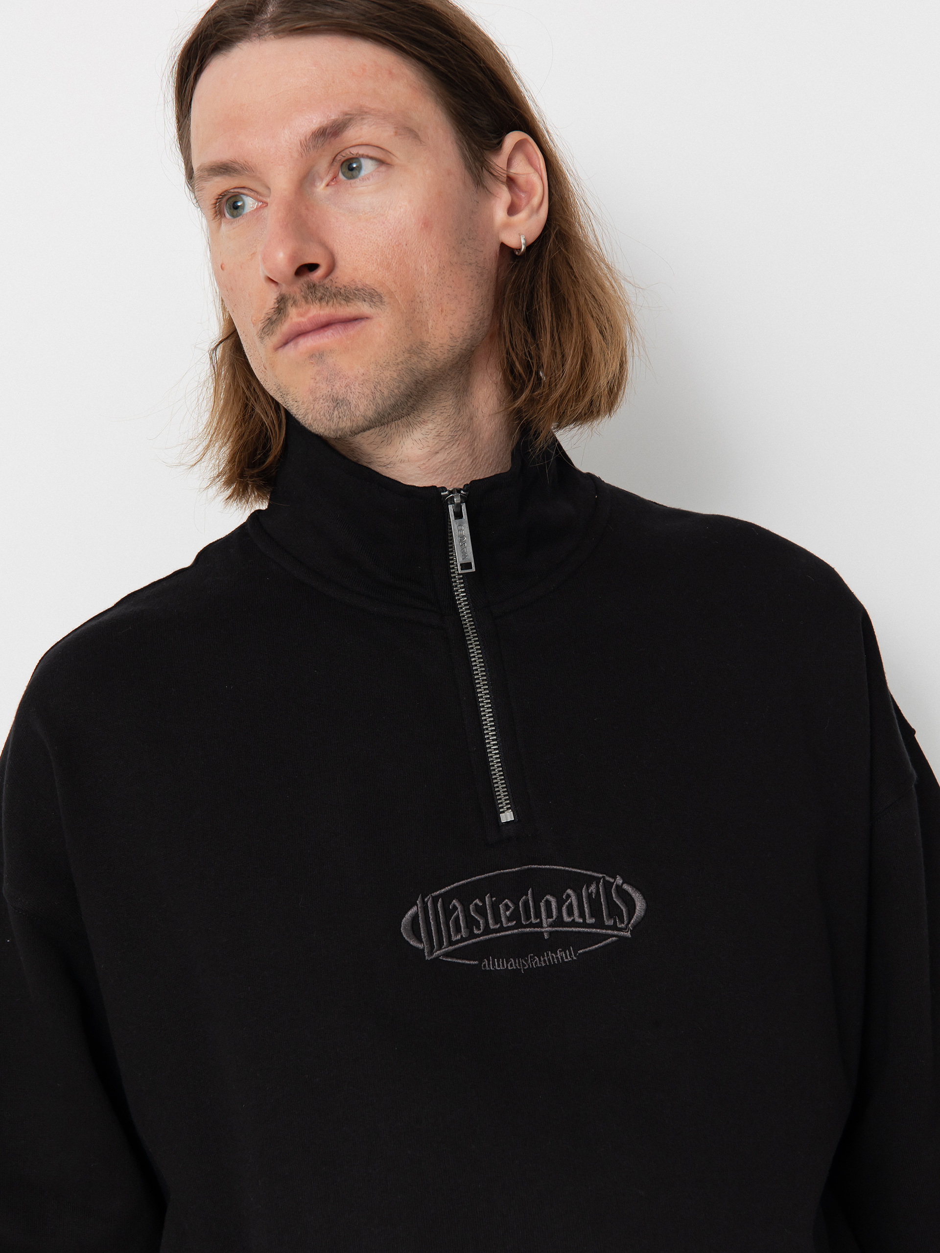 Bluza Wasted Paris Yard Boxy Funnel (black)