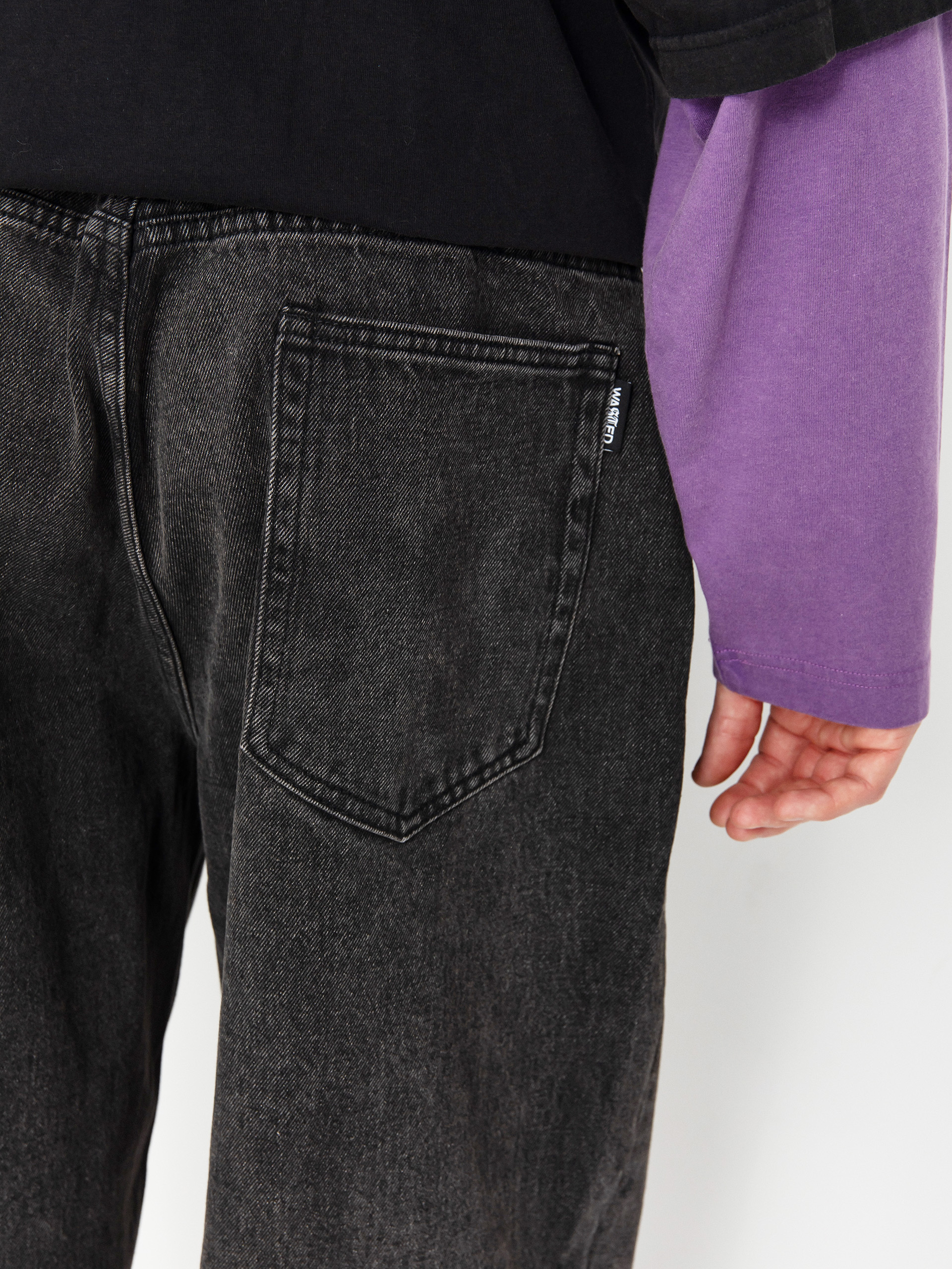 Spodnie Wasted Paris Signature Rod (faded black)