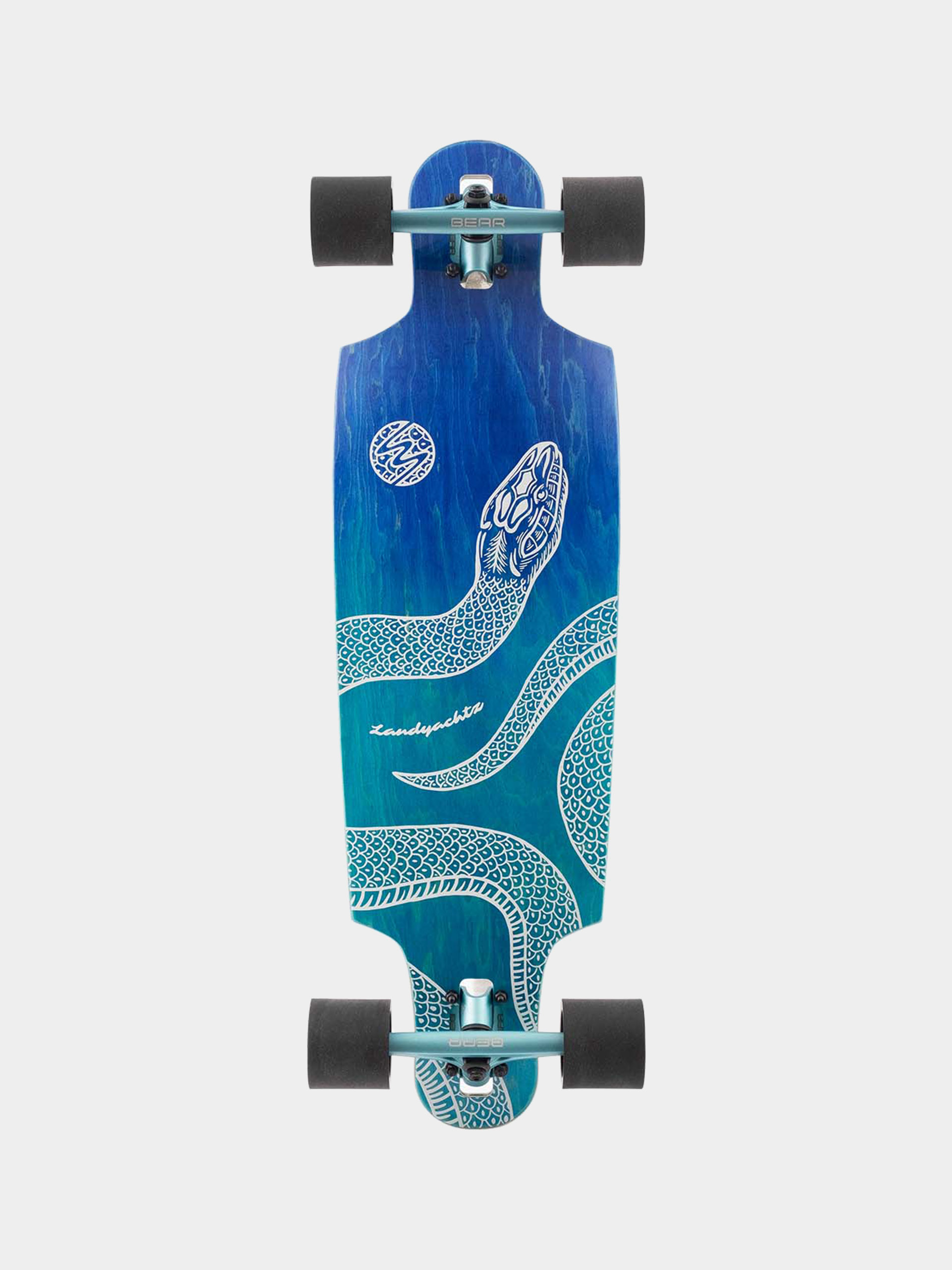 ランドヤッツ　Landyachtz Drop Cat 33インチ Longboard Landyachtz Drop Cat 33 - niebieski (python)