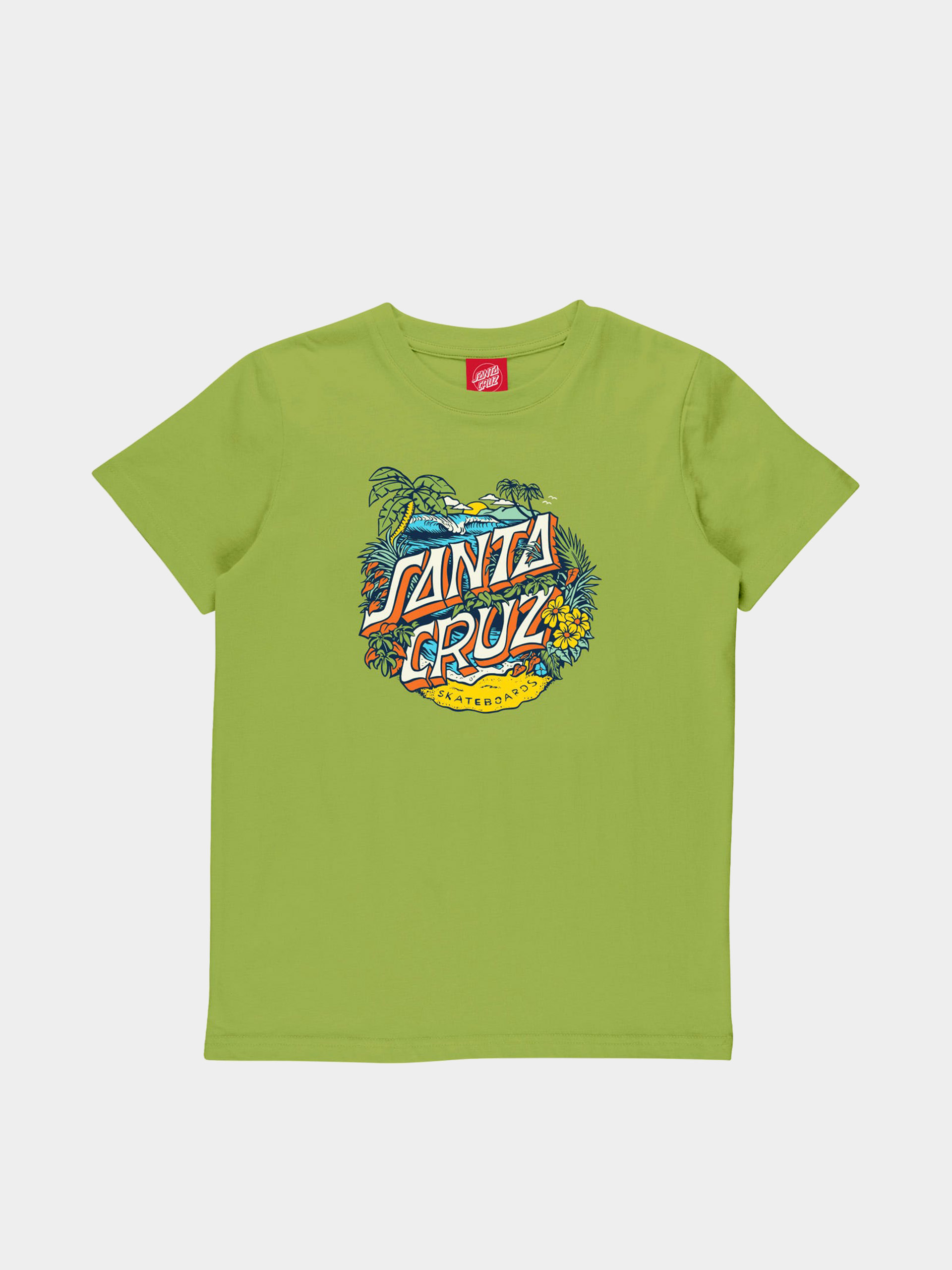 T-shirt Santa Cruz Aloha Dot Front JR (apple)