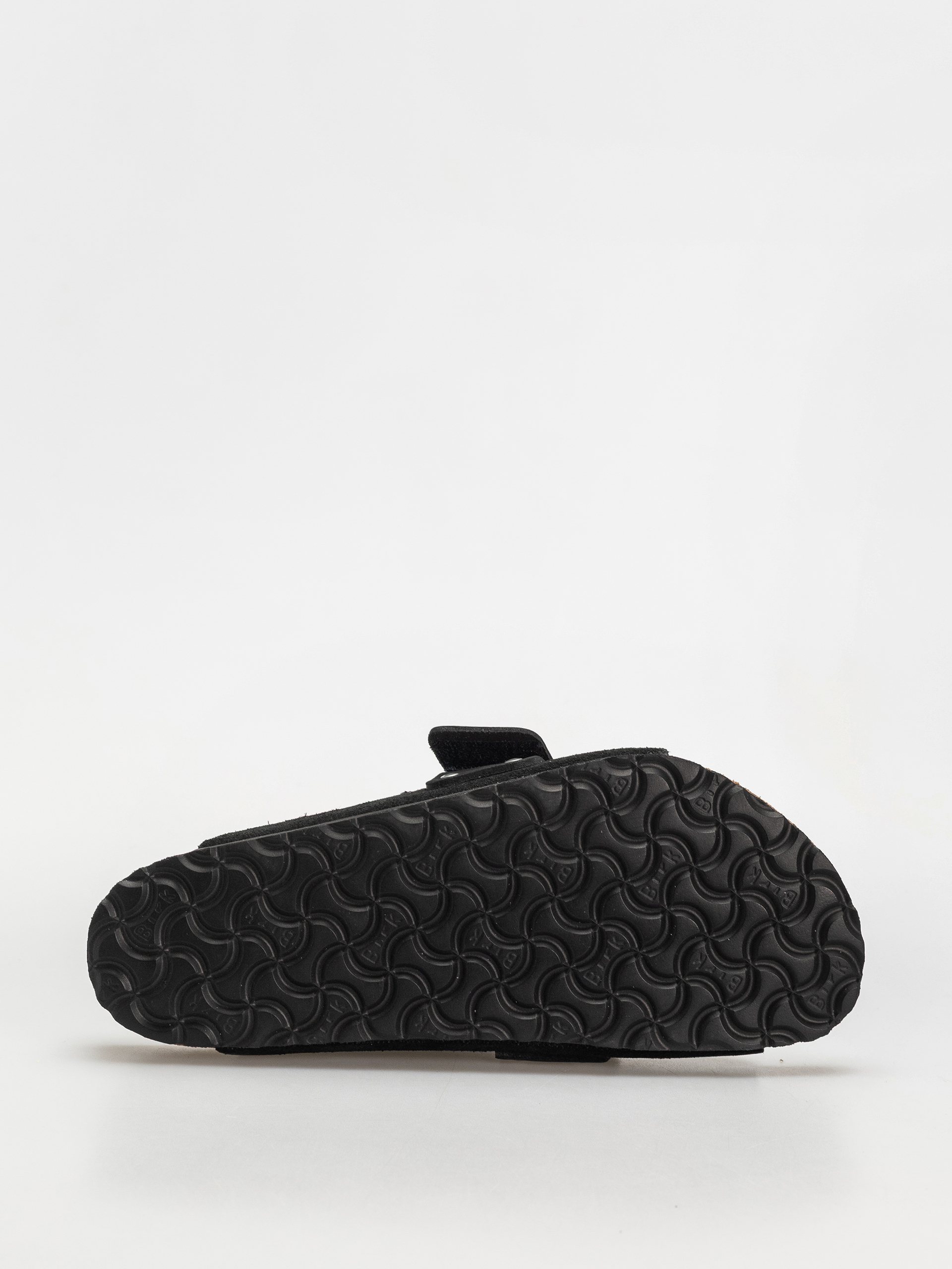 Klapki Birkenstock Kyoto Nubuck Suede Leather Regular (black)