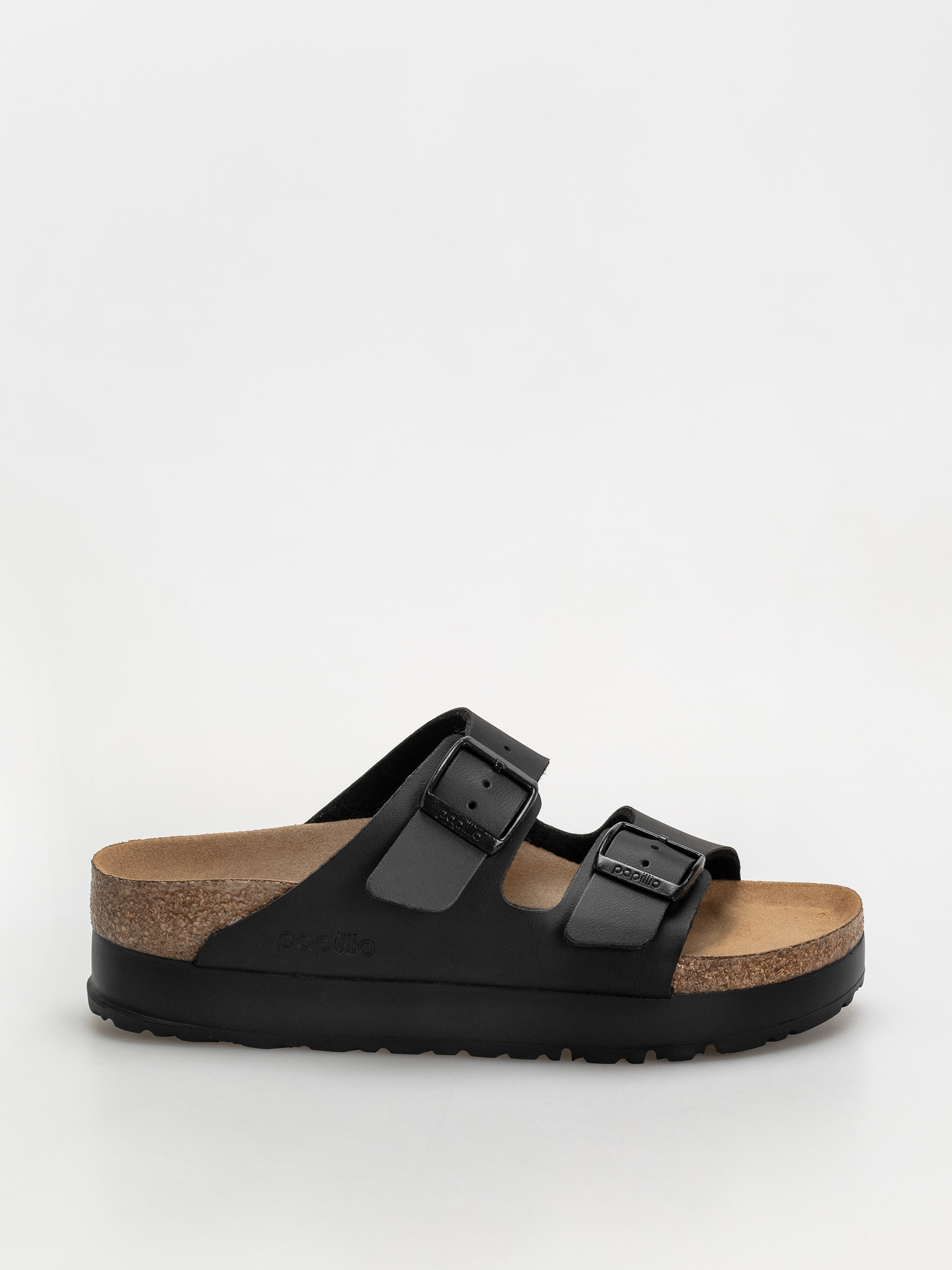 Klapki Birkenstock Arizona Flex Platform Vegan Narrow Wmn (black)