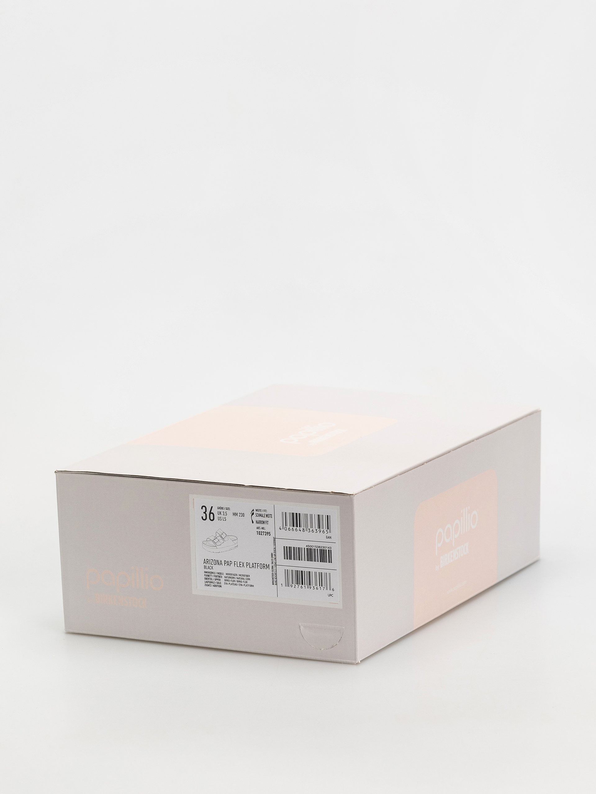 Klapki Birkenstock Arizona Flex Platform Vegan Narrow Wmn (black)