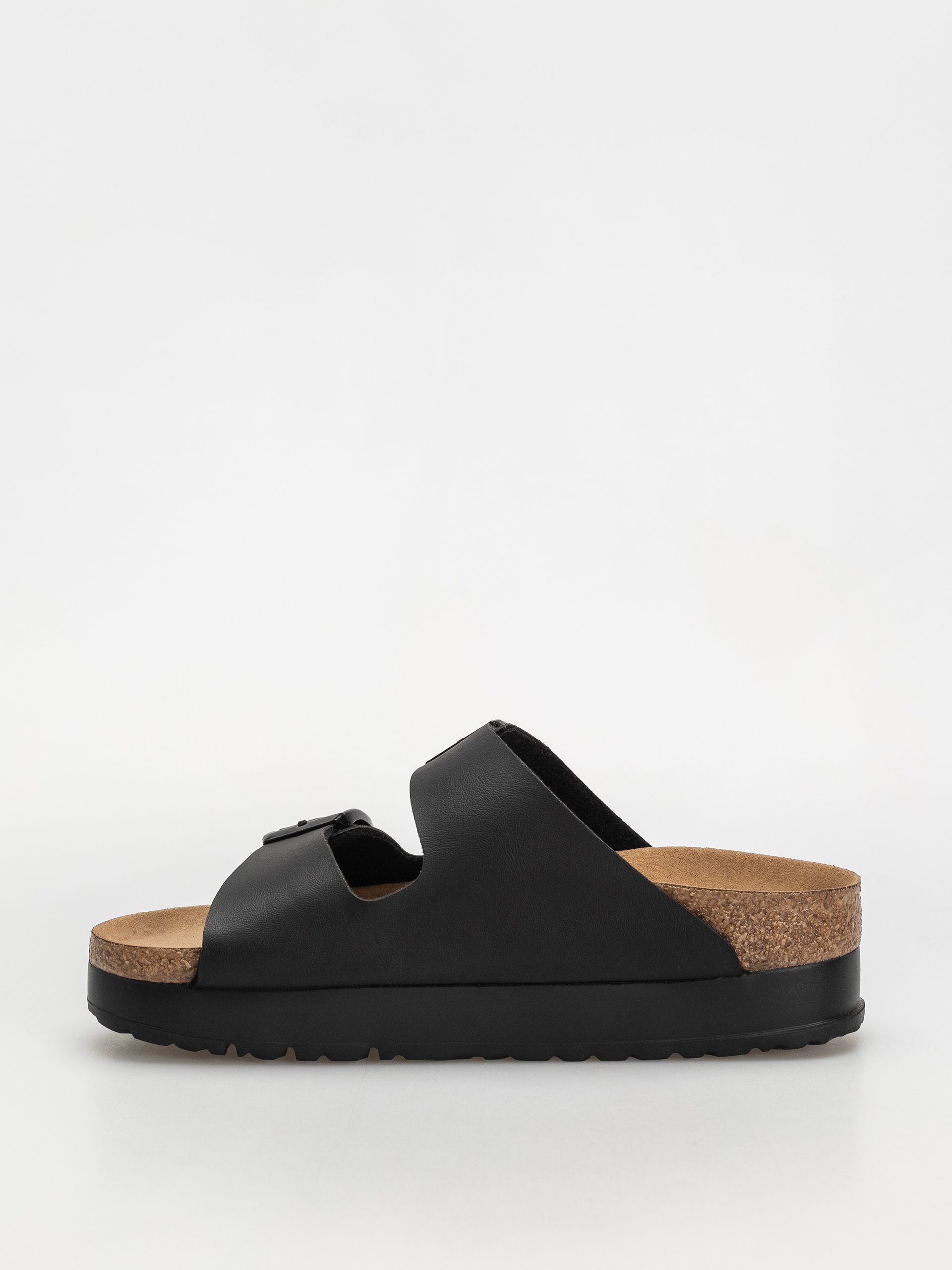 Klapki Birkenstock Arizona Flex Platform Vegan Narrow Wmn (black)