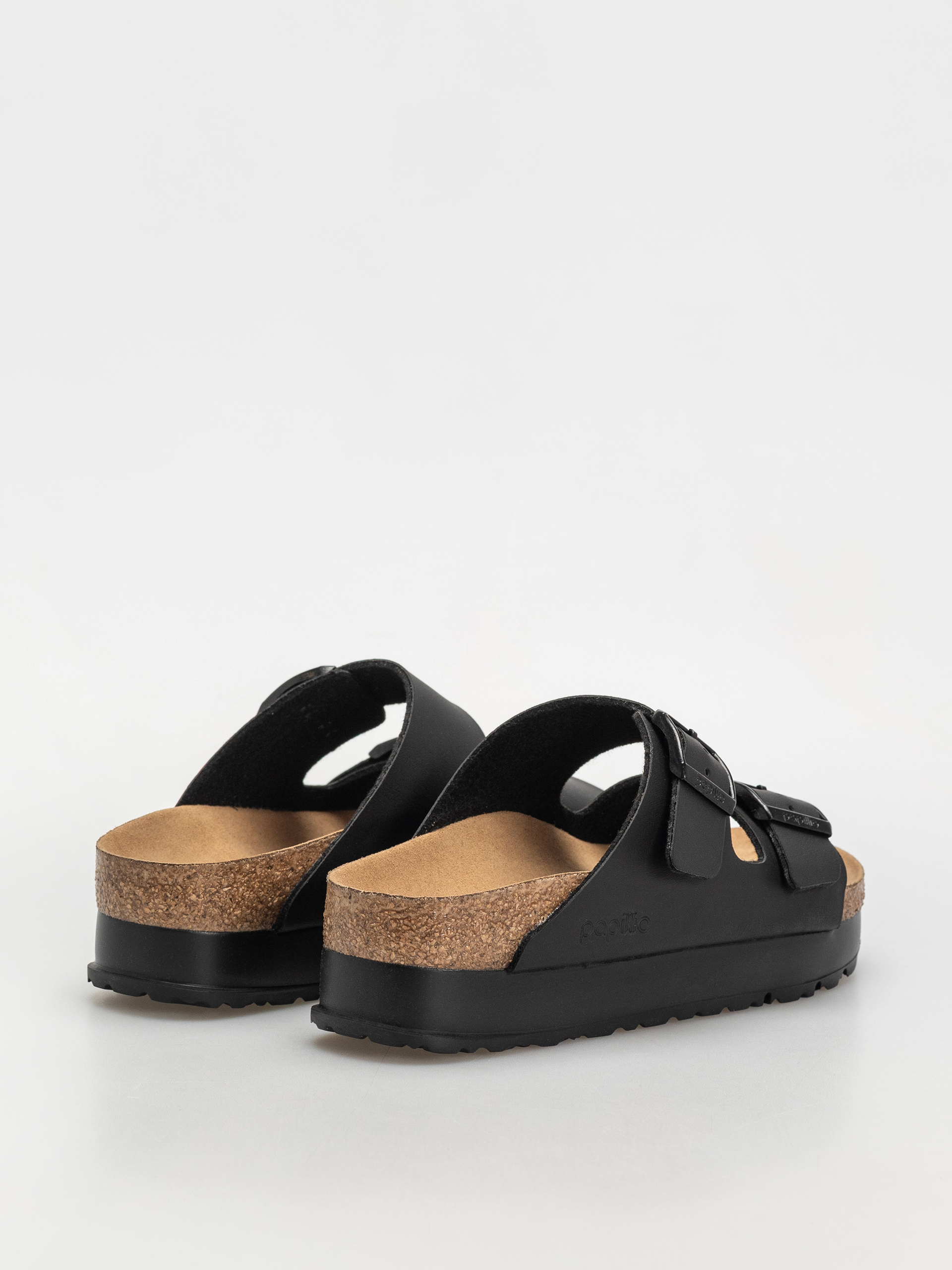 Klapki Birkenstock Arizona Flex Platform Vegan Narrow Wmn (black)