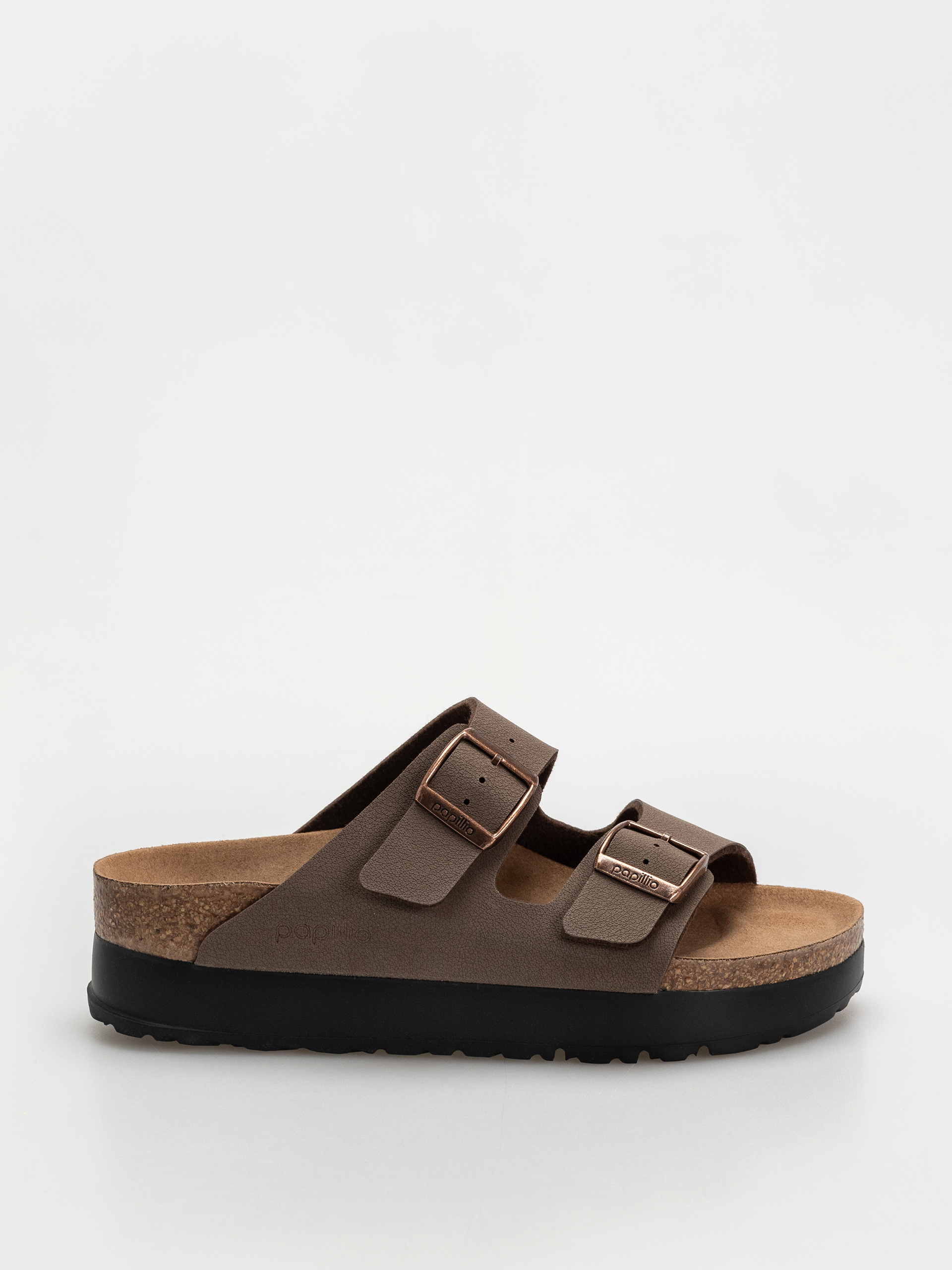 Klapki Birkenstock Arizona Flex Platform Vegan Narrow Wmn (mocca)