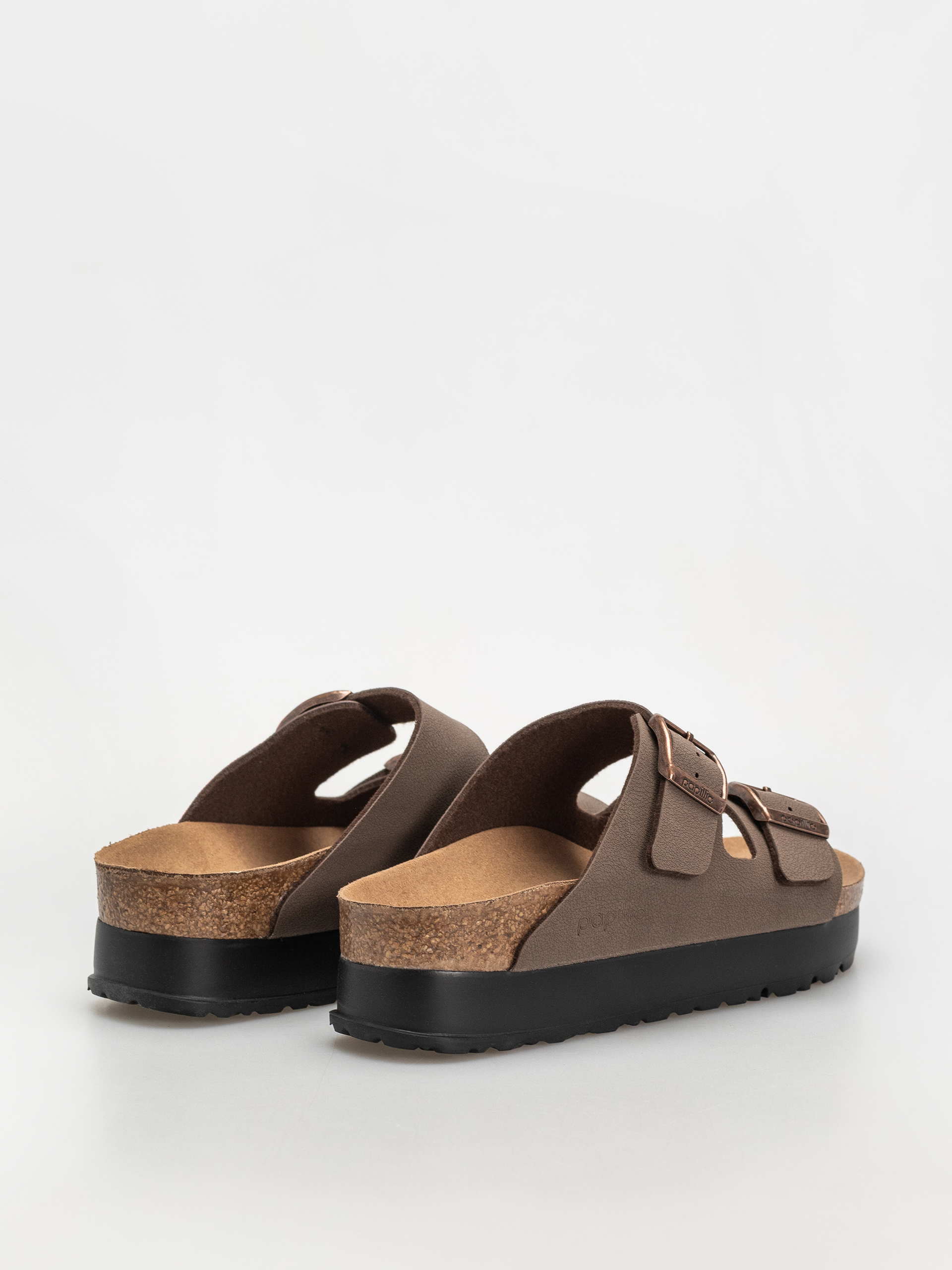 Klapki Birkenstock Arizona Flex Platform Vegan Narrow Wmn (mocca)