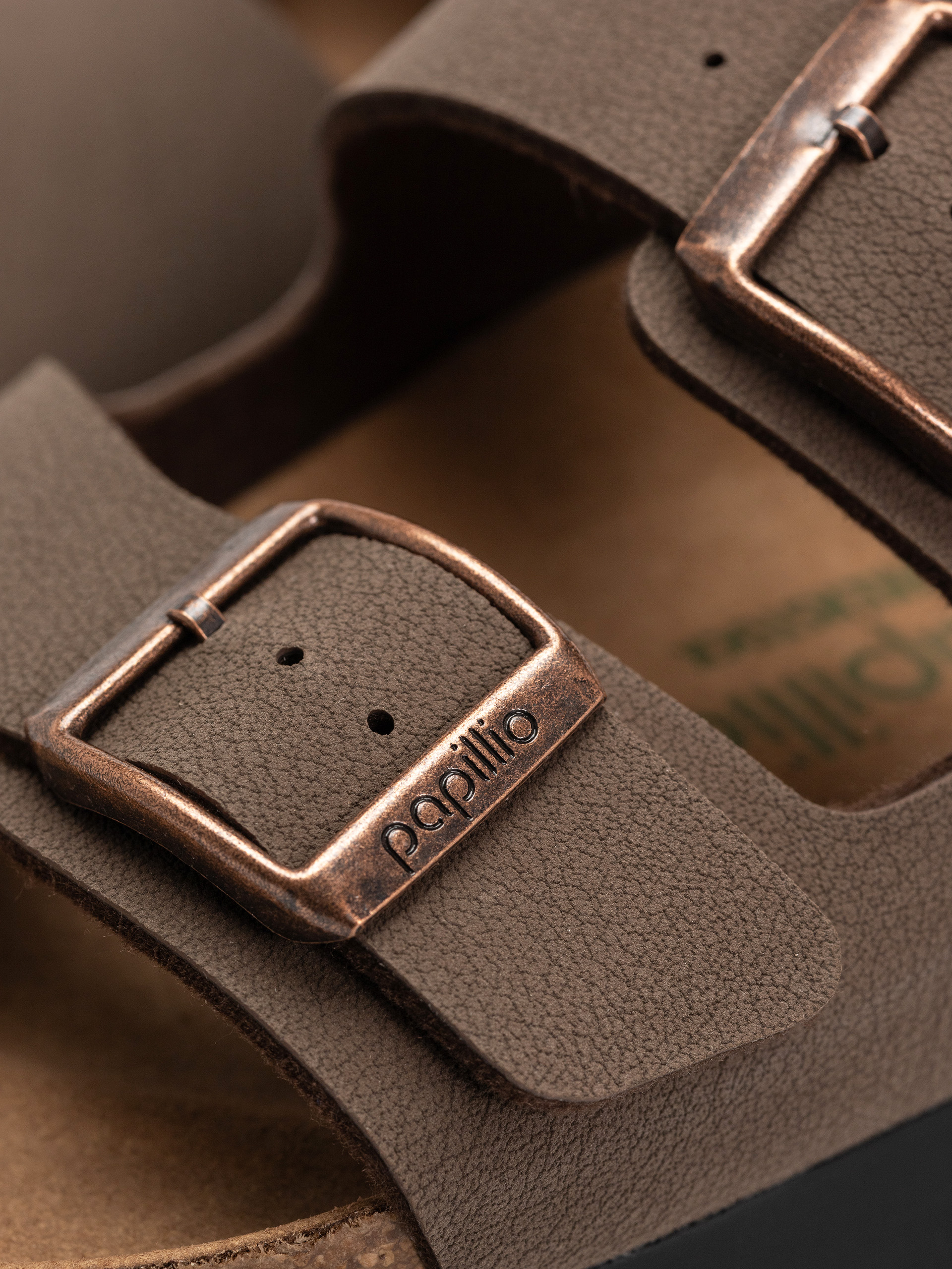 Klapki Birkenstock Arizona Flex Platform Vegan Narrow Wmn (mocca)