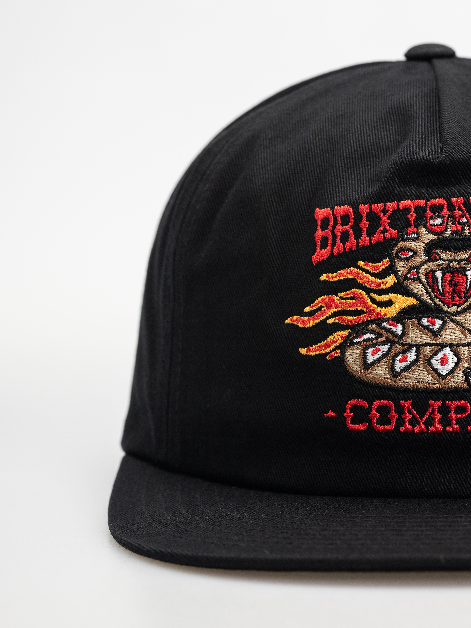 Czapka z daszkiem Brixton Hardee Hp Snpk (black)