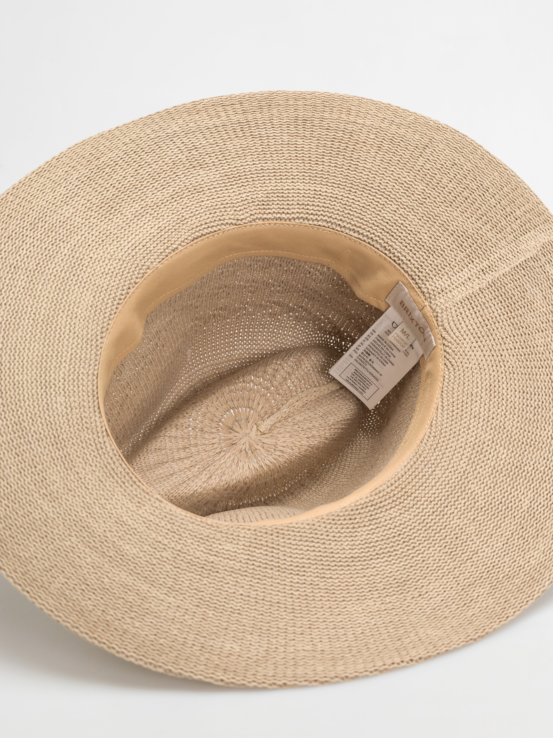 Kapelusz Brixton Lyons Knit Pattern Packable Ha Wmn (light tan/light tan)