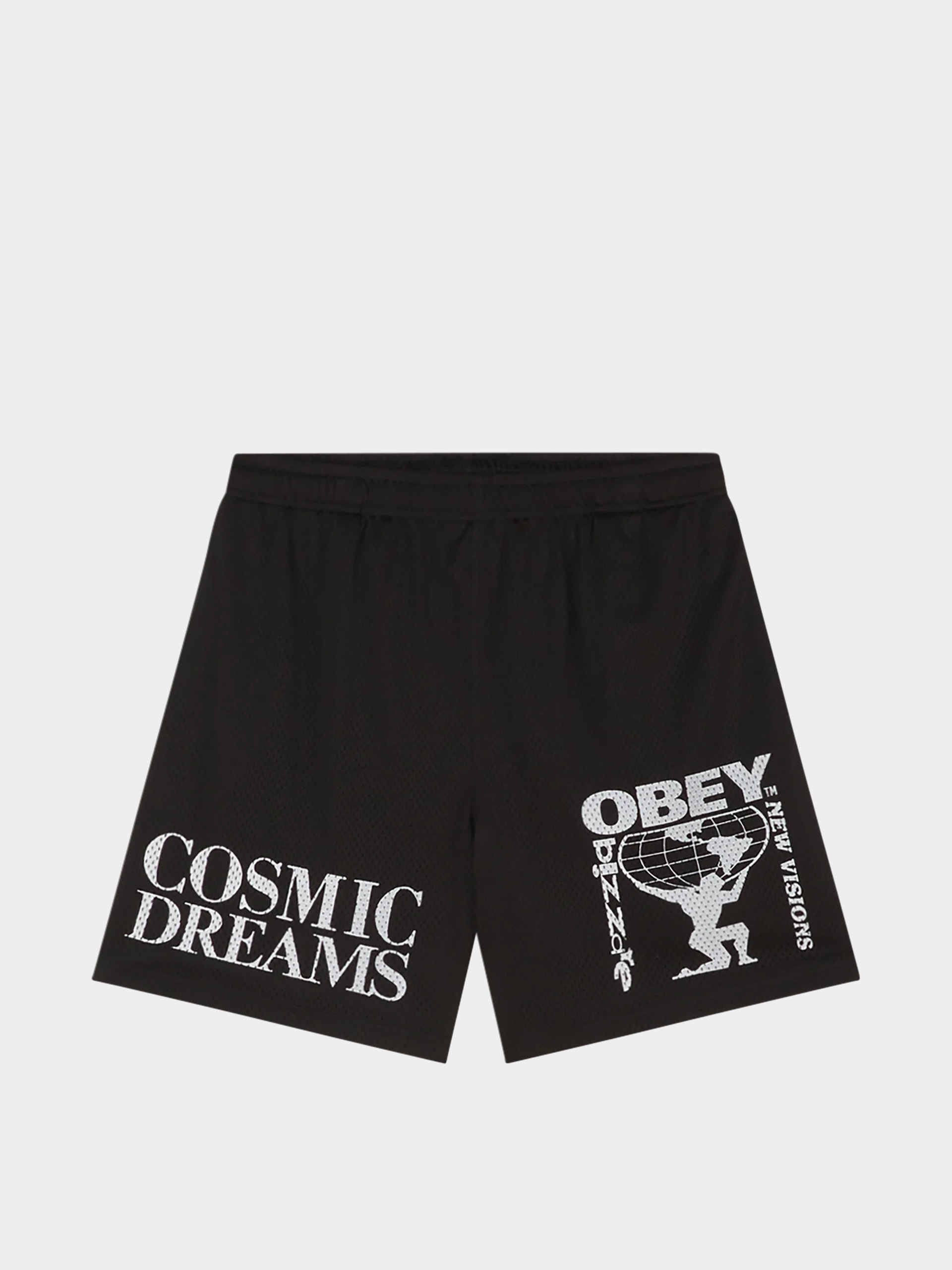 Szorty OBEY Easy Cosmic Dreams Mesh (black)