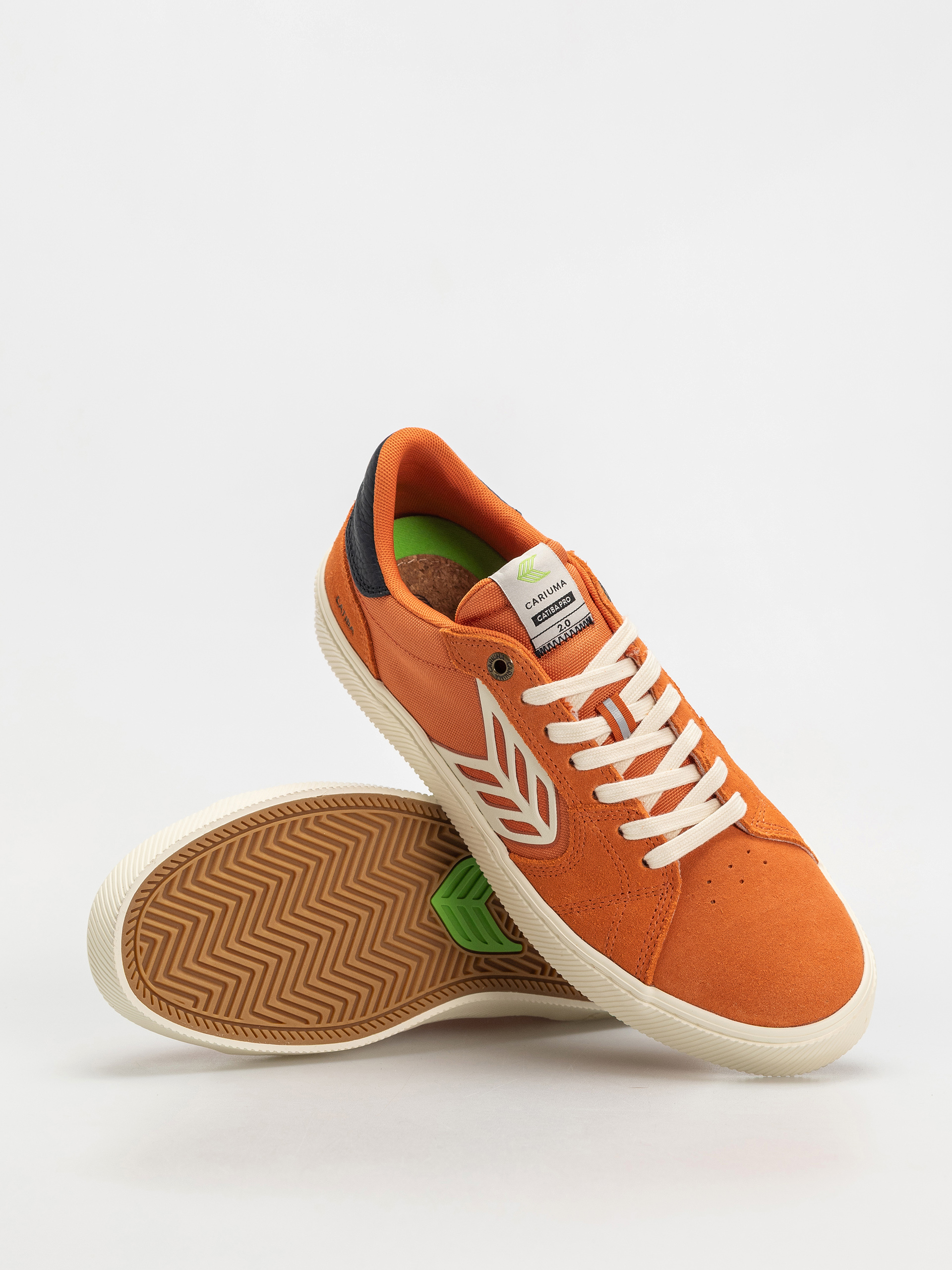 Buty Cariuma Catiba Pro 2.0 (burnt orange suede and cordura ivory logo navy)