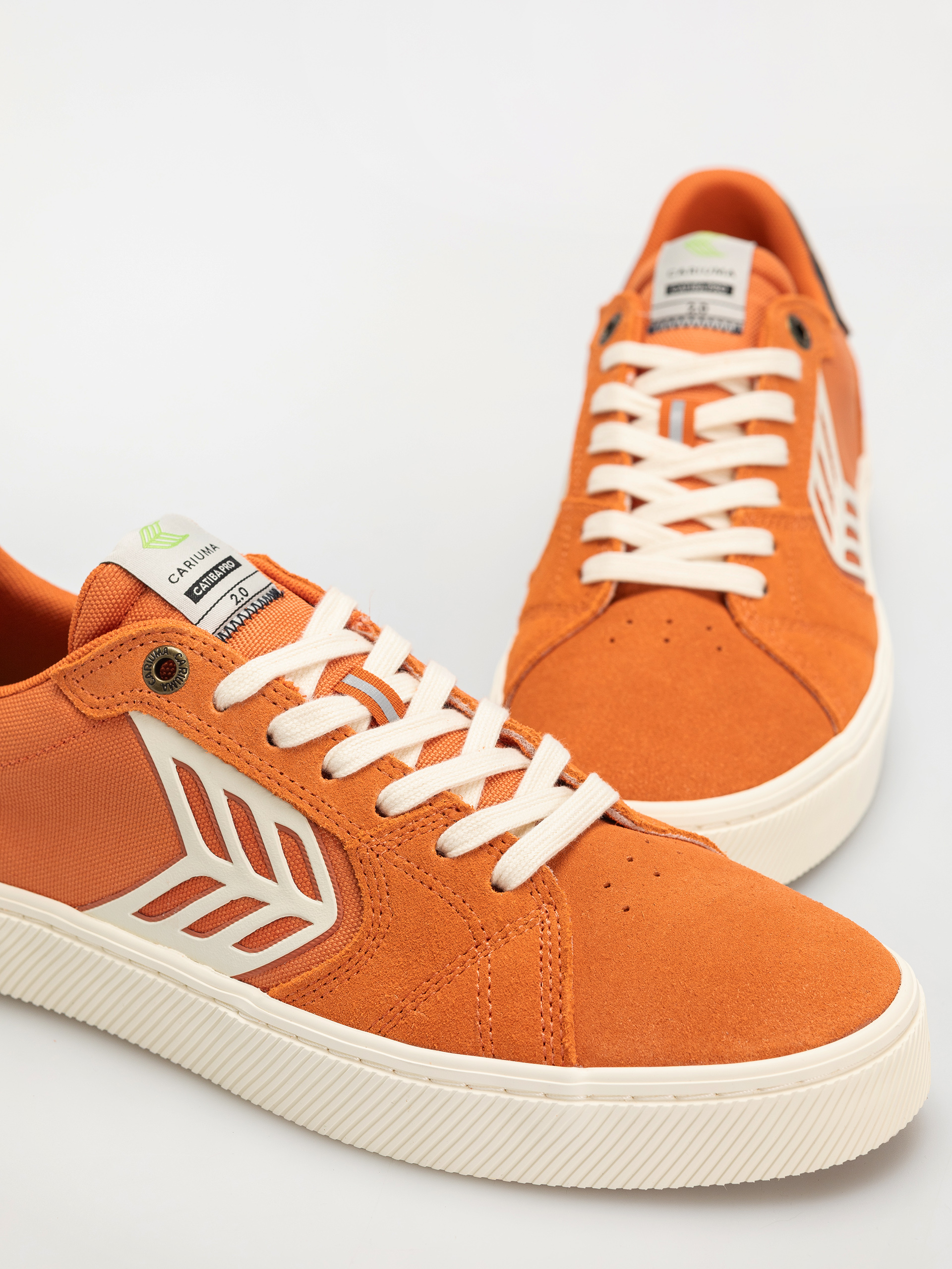 Buty Cariuma Catiba Pro 2.0 (burnt orange suede and cordura ivory logo navy)