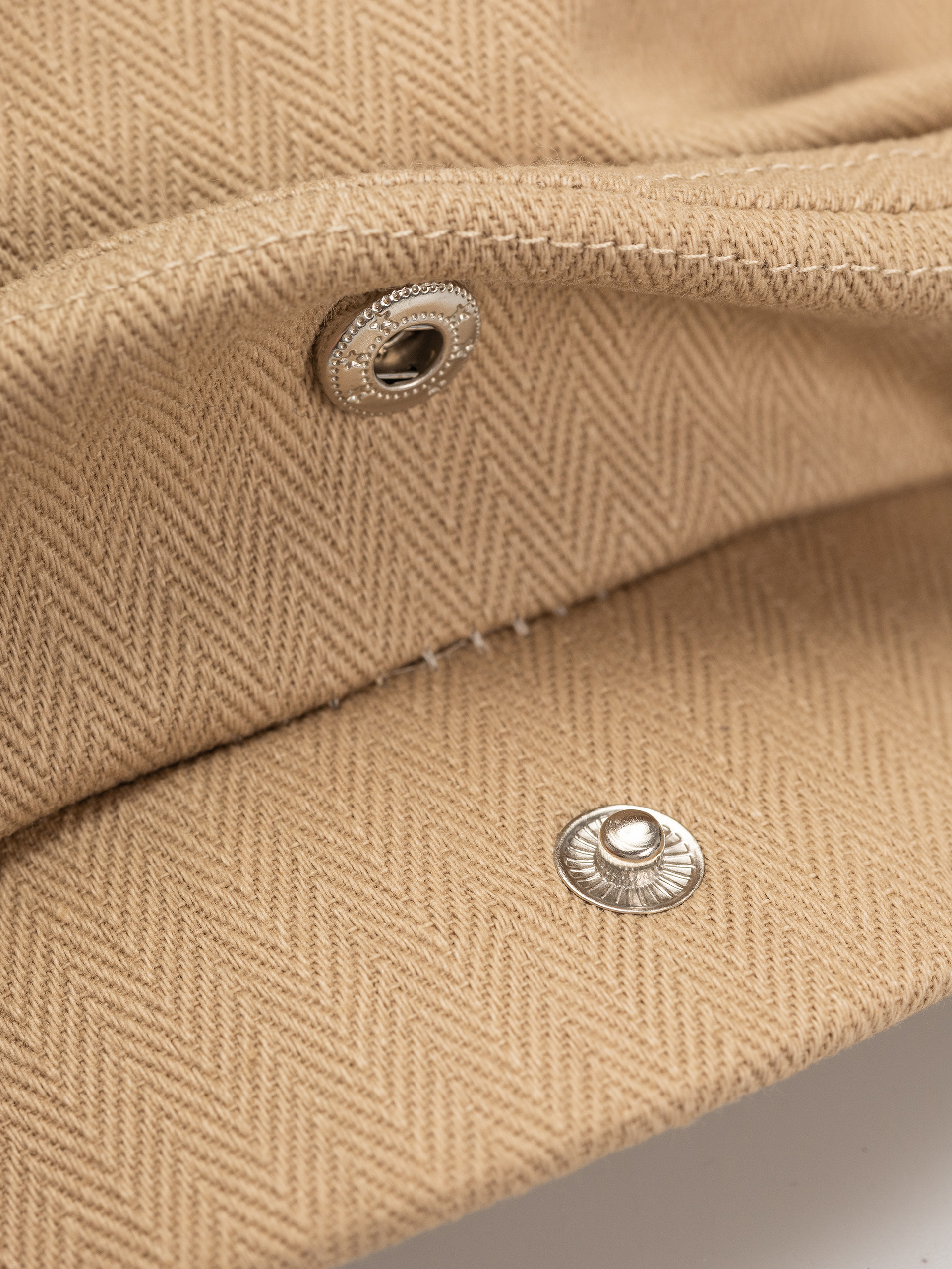 Kaszkiet Brixton Hooligan Lw Snap Cap (khaki/sand herringbone)