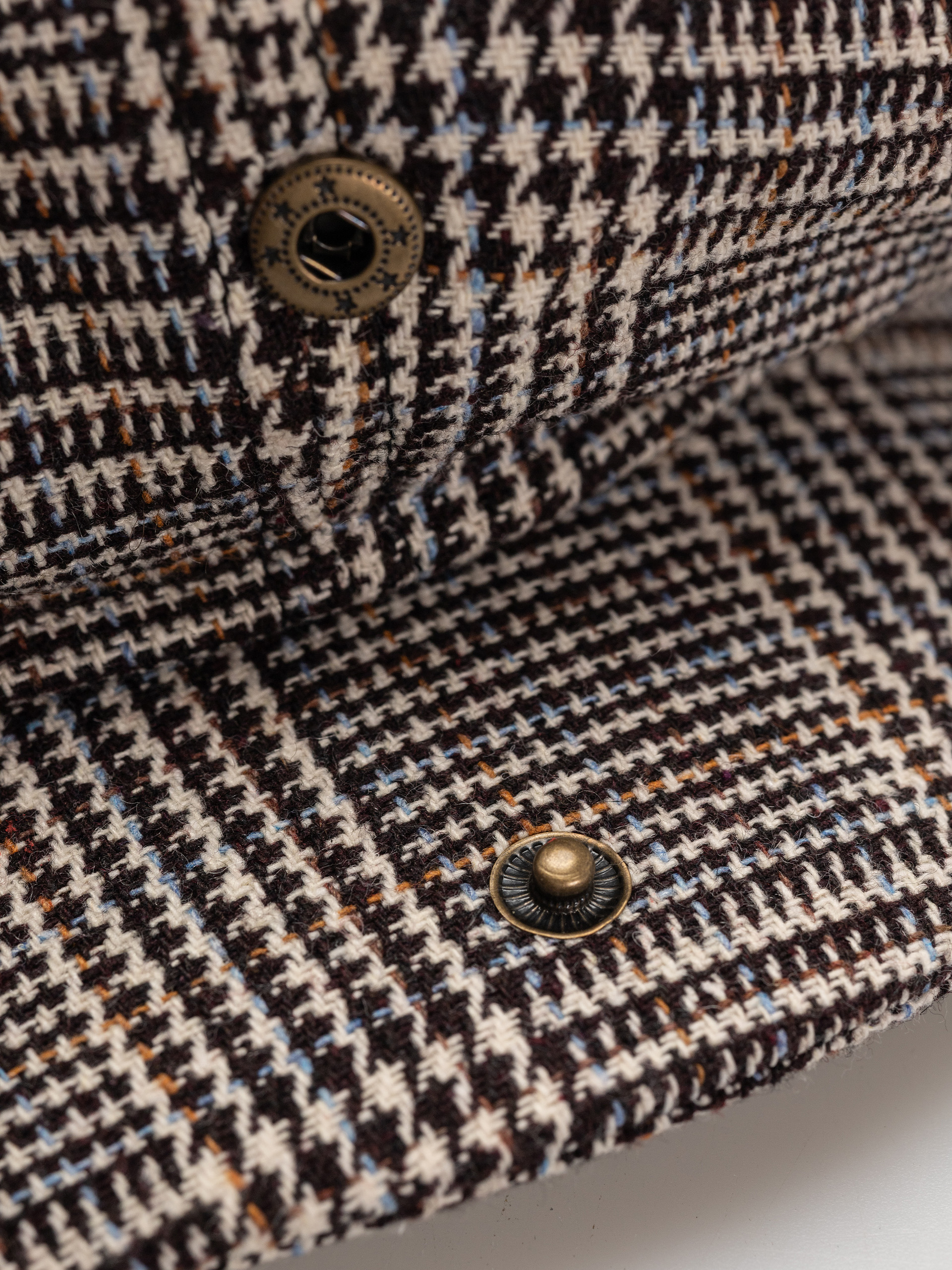 Kaszkiet Brixton Brood Lw Snap Cap (cream/black/orange/light blue)