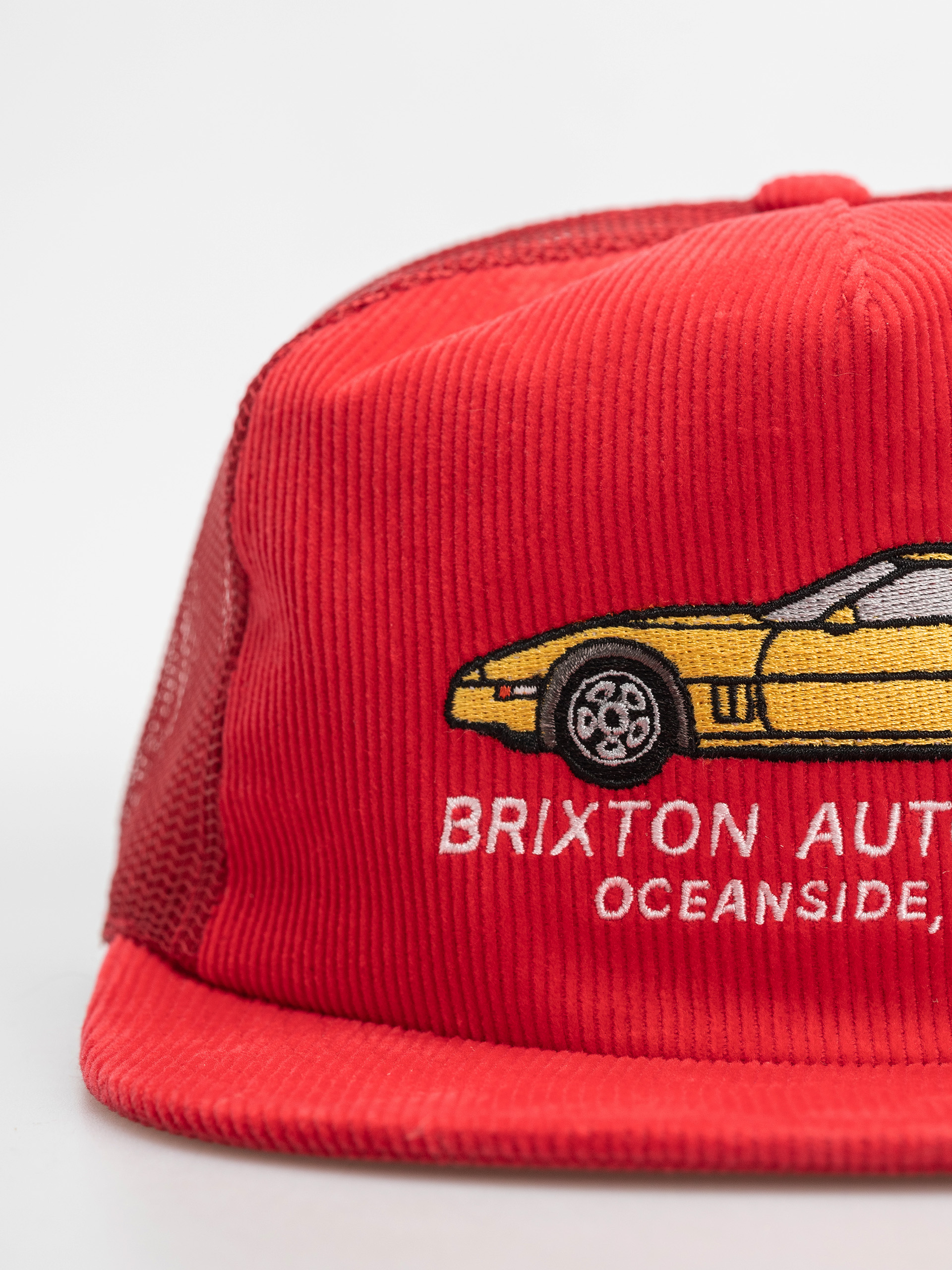 Czapka z daszkiem Brixton Ralph Np Hp Trucker (red/red)