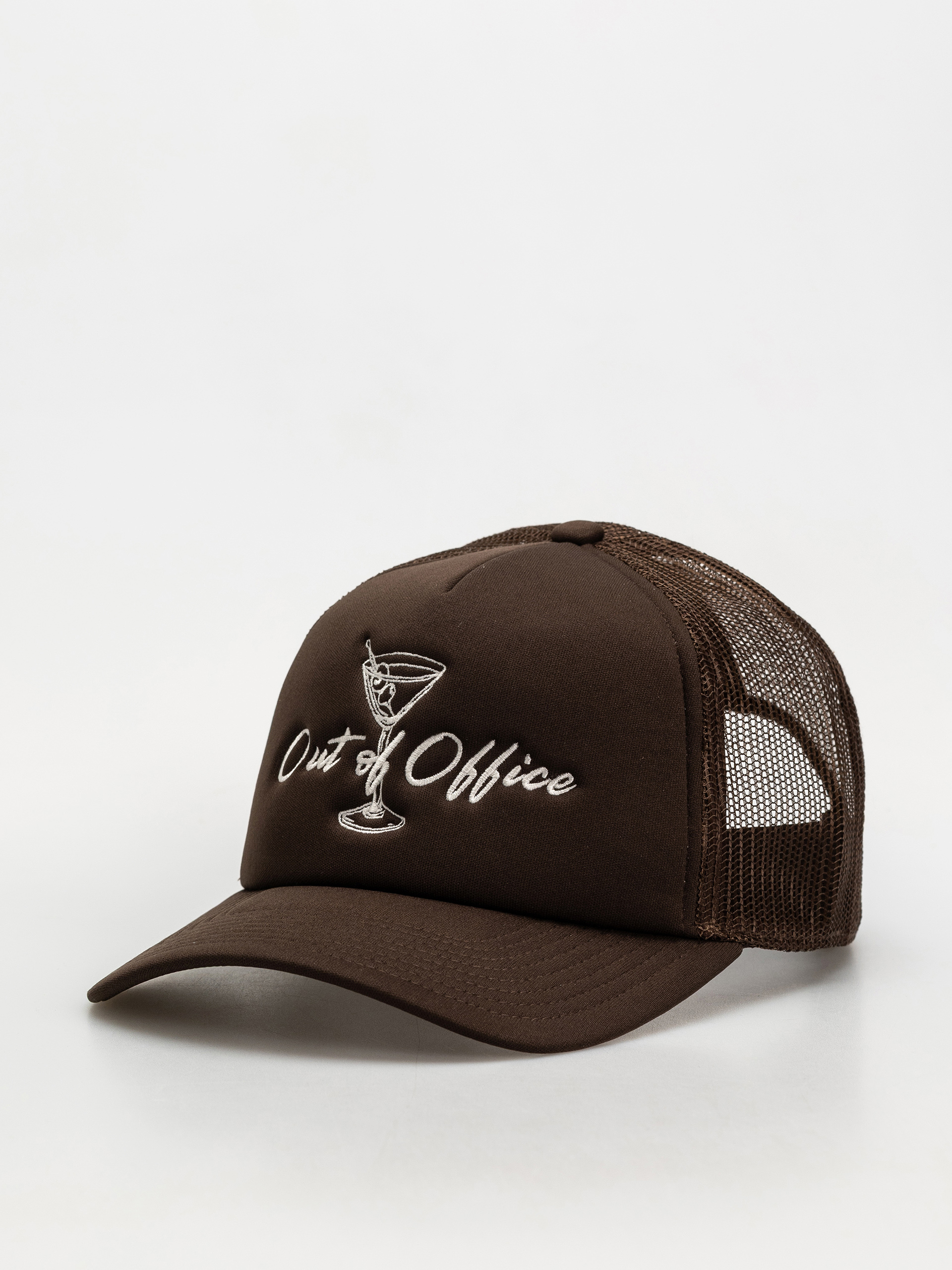 Czapka z daszkiem Brixton Out Of Office Hp Trucker Wmn (pinecone brown/pinecone brown)