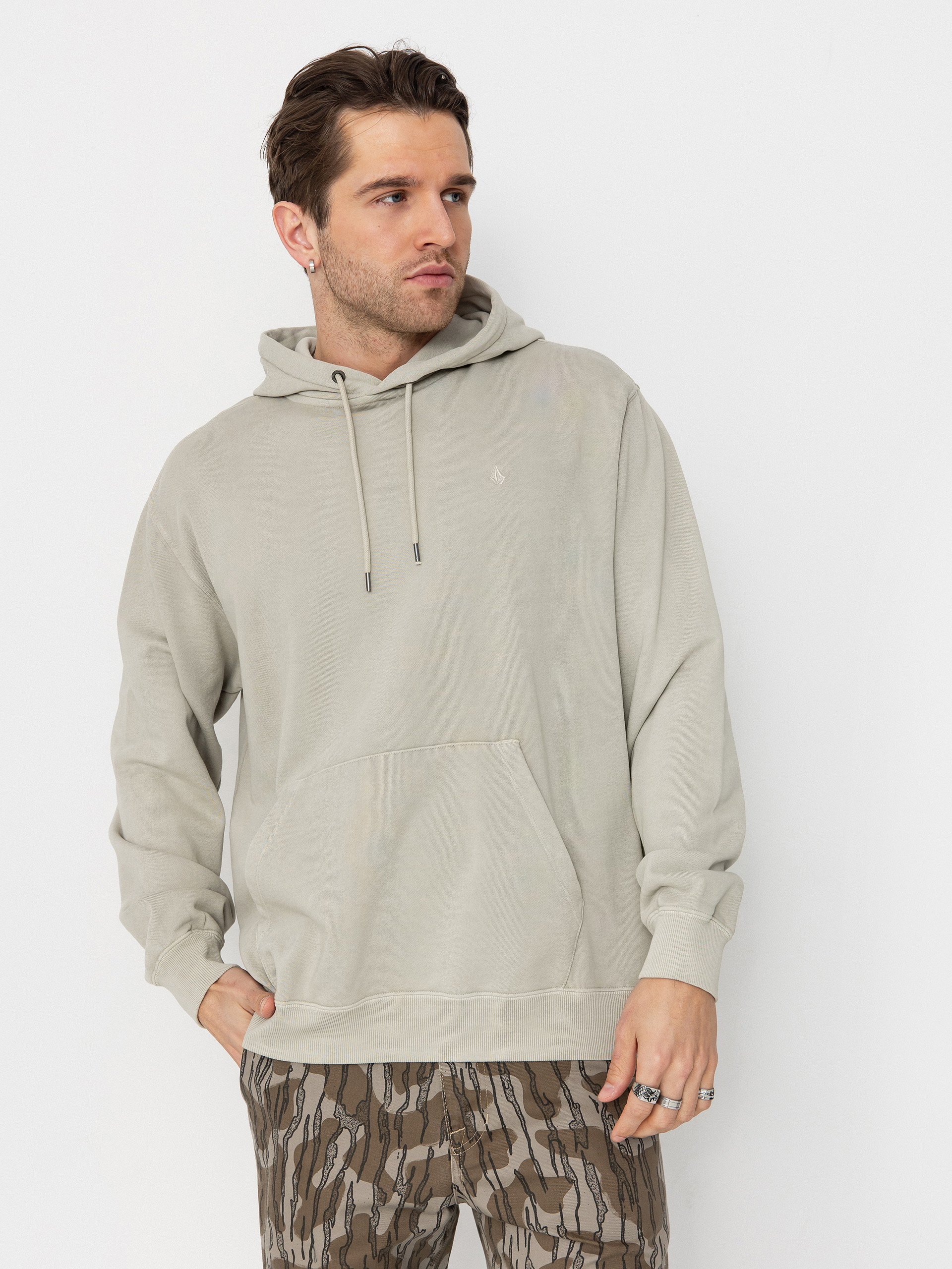 Bluza z kapturem Volcom Single Stone Tw HD (light khaki)