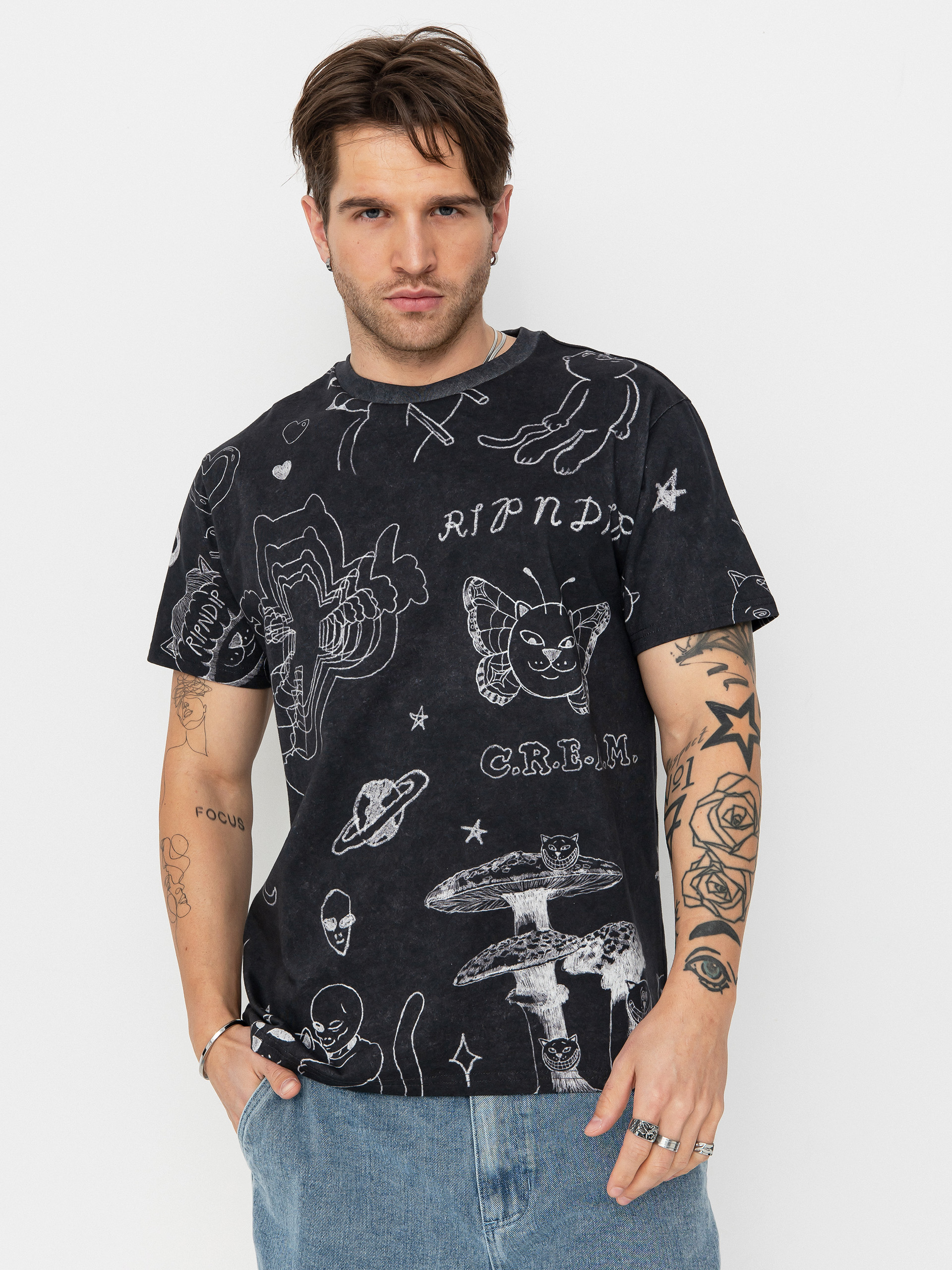 T-shirt RipNDip Nermal Domination (black wash)