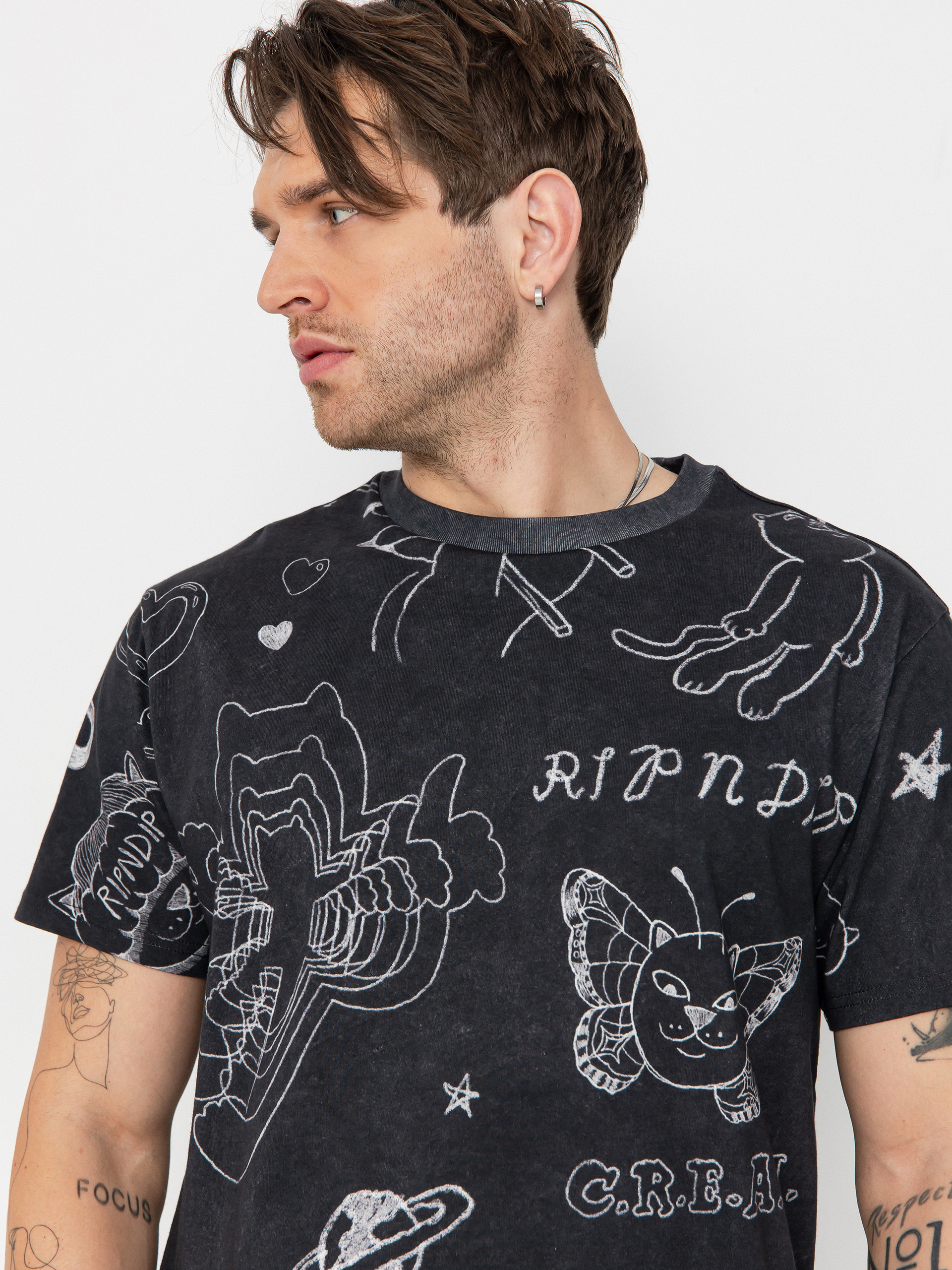 T-shirt RipNDip Nermal Domination (black wash)