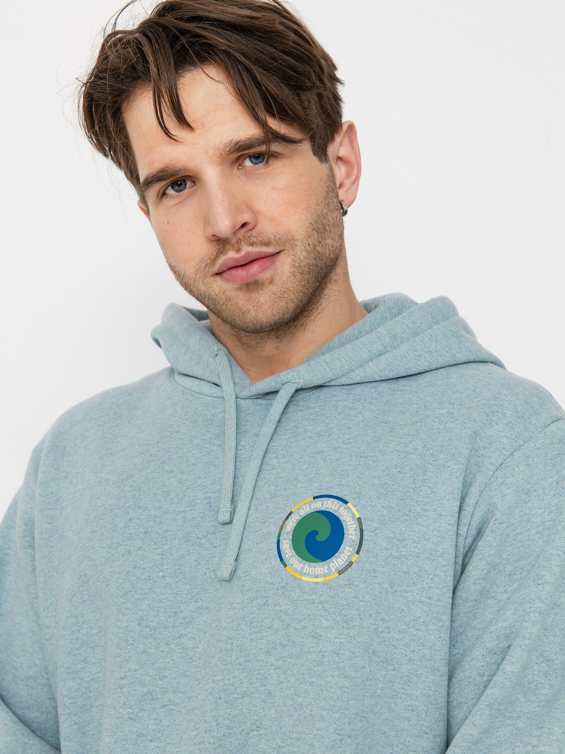 Bluza z kapturem Patagonia Unity Fitz Uprisal HD (thermal blue)