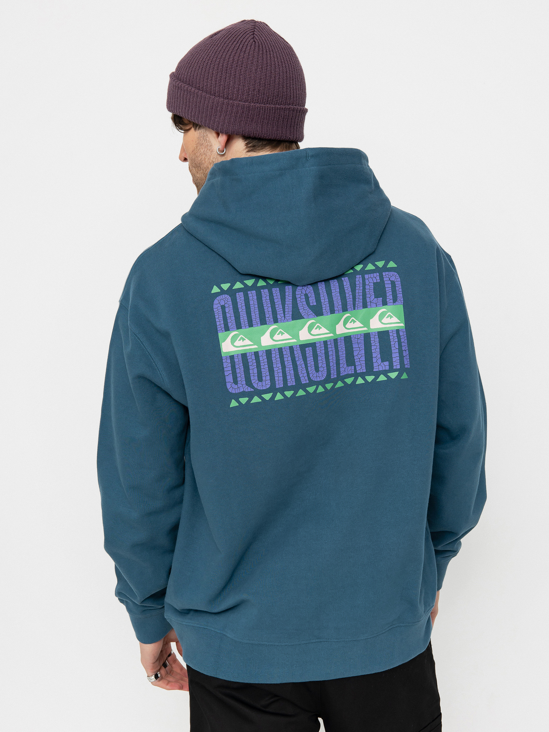 Bluza z kapturem Quiksilver Apog Heritage HD (real teal)