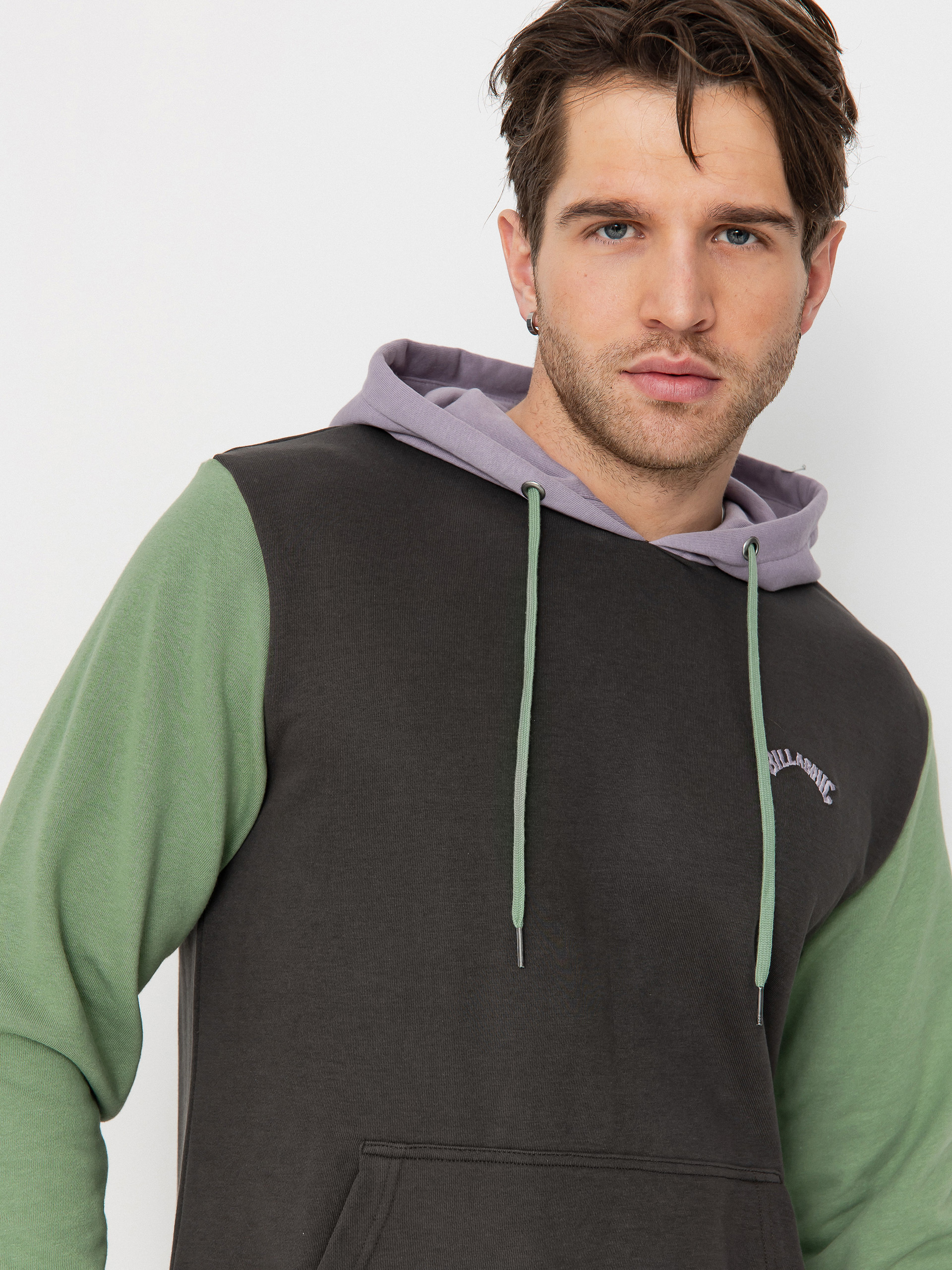 Bluza z kapturem Billabong Arch Block HD (raven)