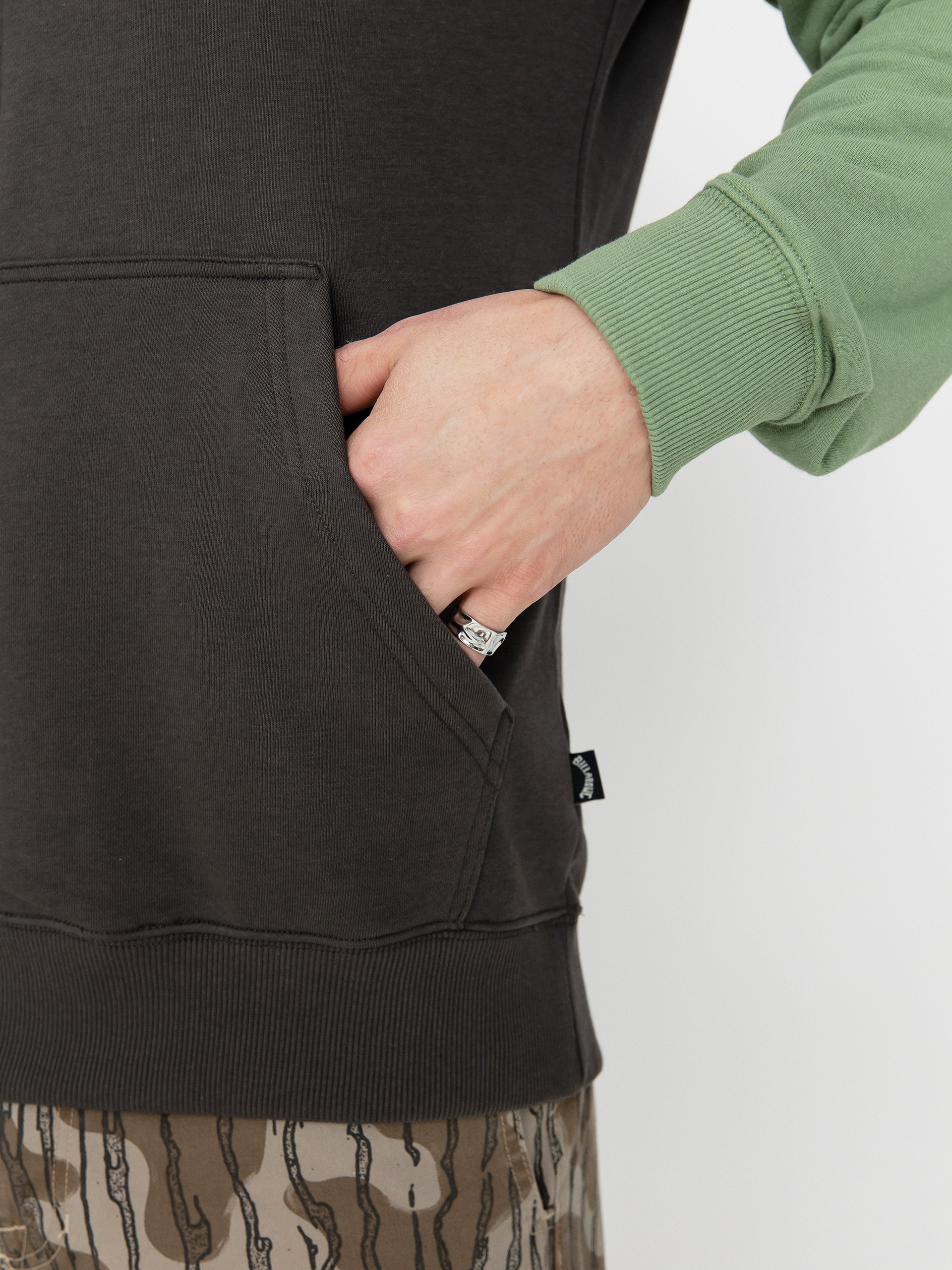 Bluza z kapturem Billabong Arch Block HD (raven)