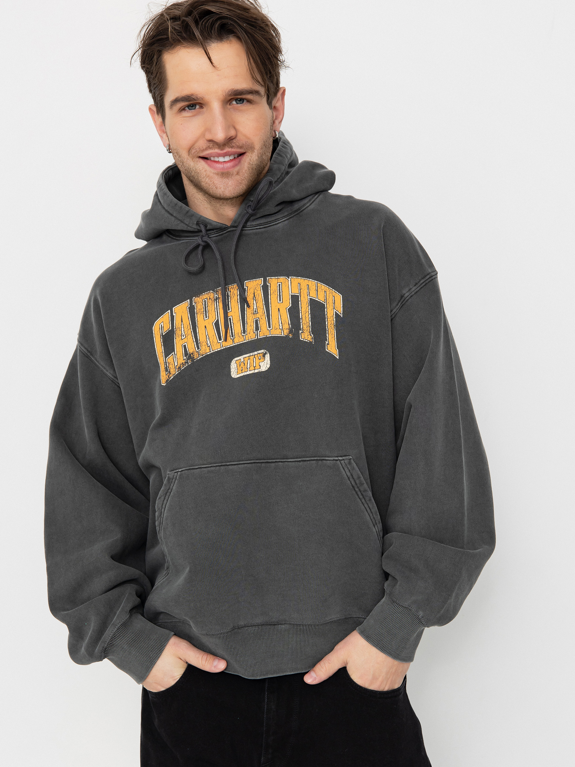 Bluza z kapturem Carhartt WIP Library HD (black)