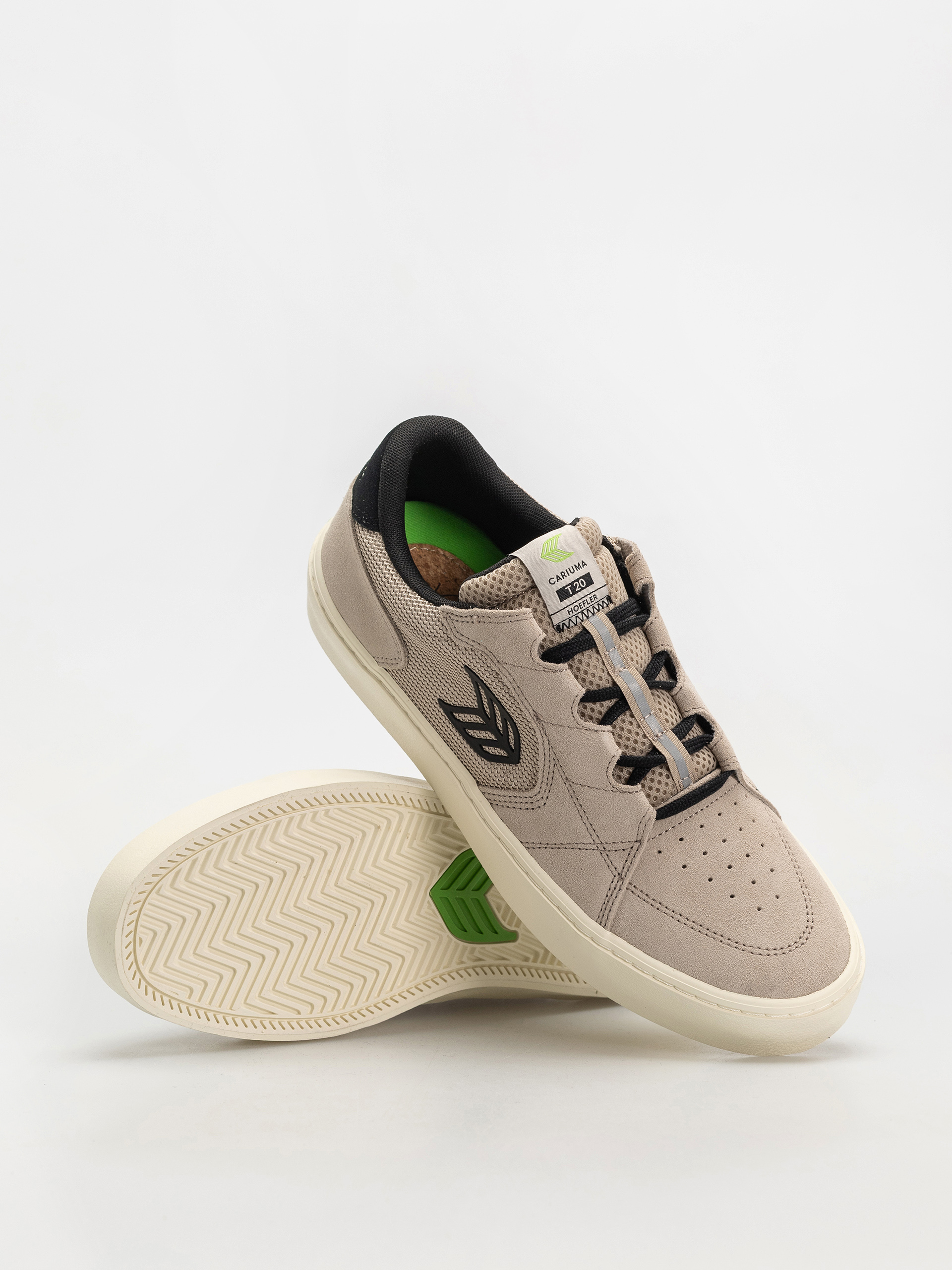 Buty Cariuma T20 Pro (plaza taupe suede and mesh black logo)