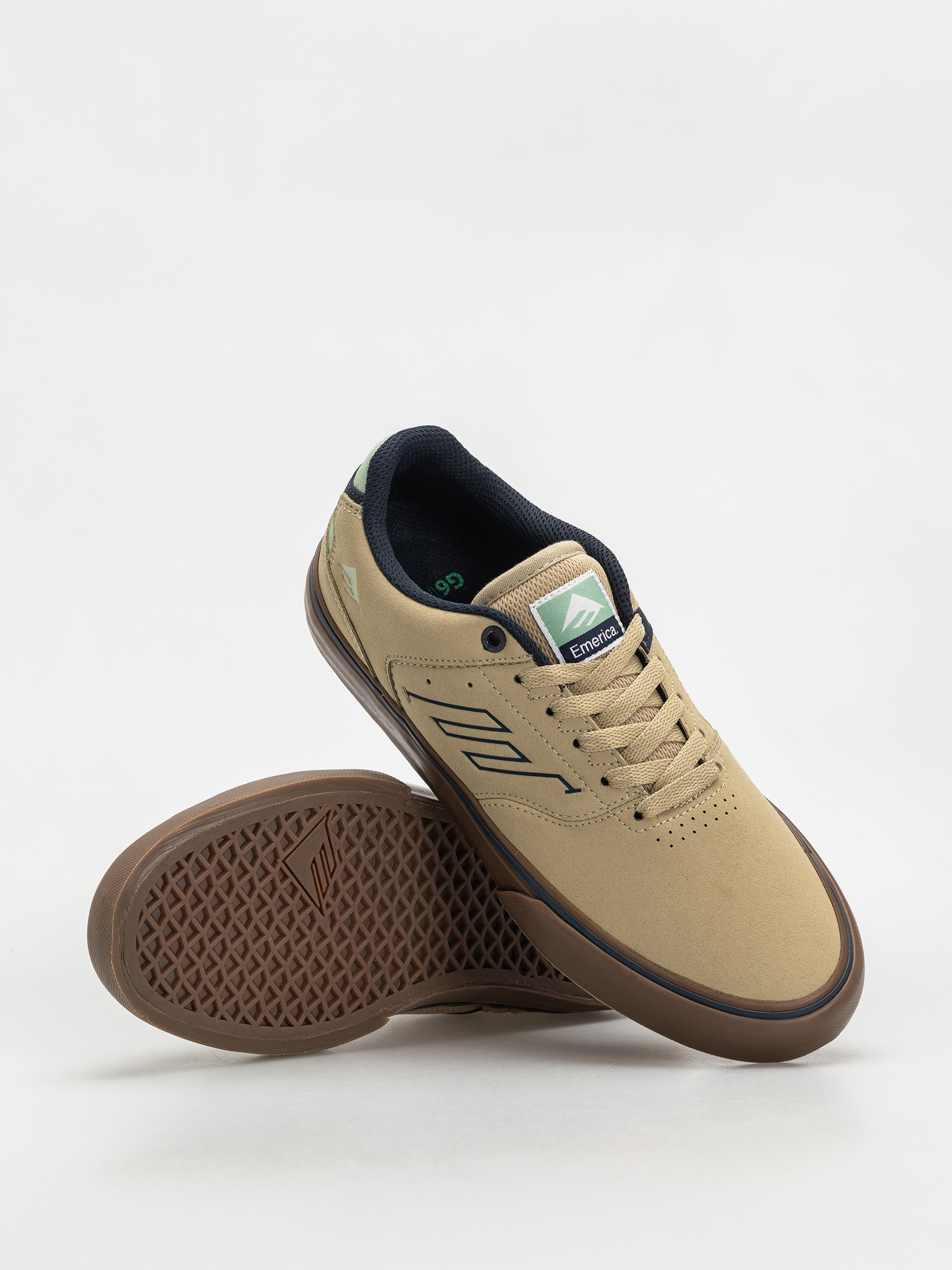 Buty Emerica The Low Vulc (tan/blue/green)