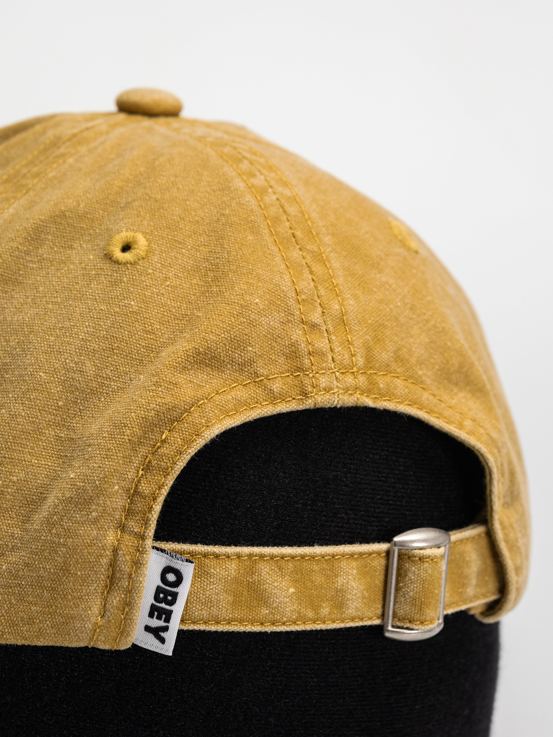 Czapka z daszkiem OBEY Pigment Obey Farms 6 Panel (pigment mustard multi)