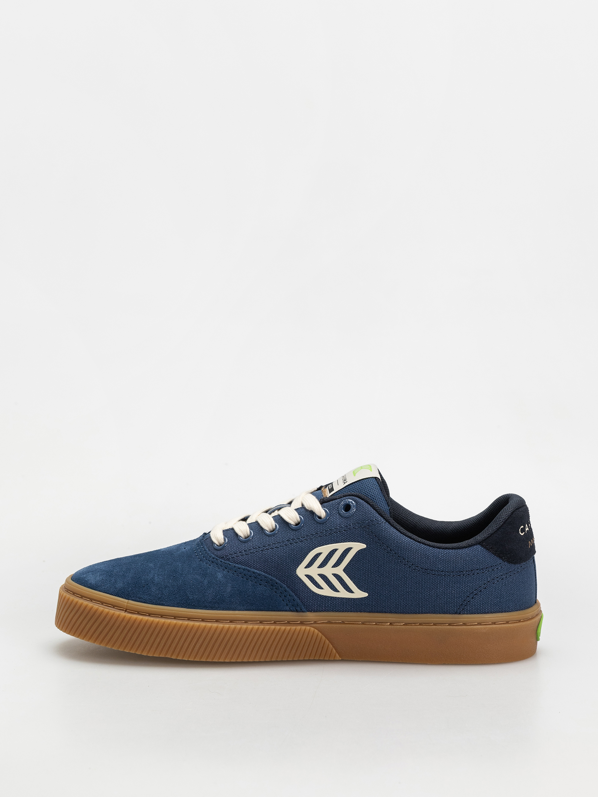 Buty Cariuma Naioca Pro (gum shadow blue suede and canvas ivory logo navy)